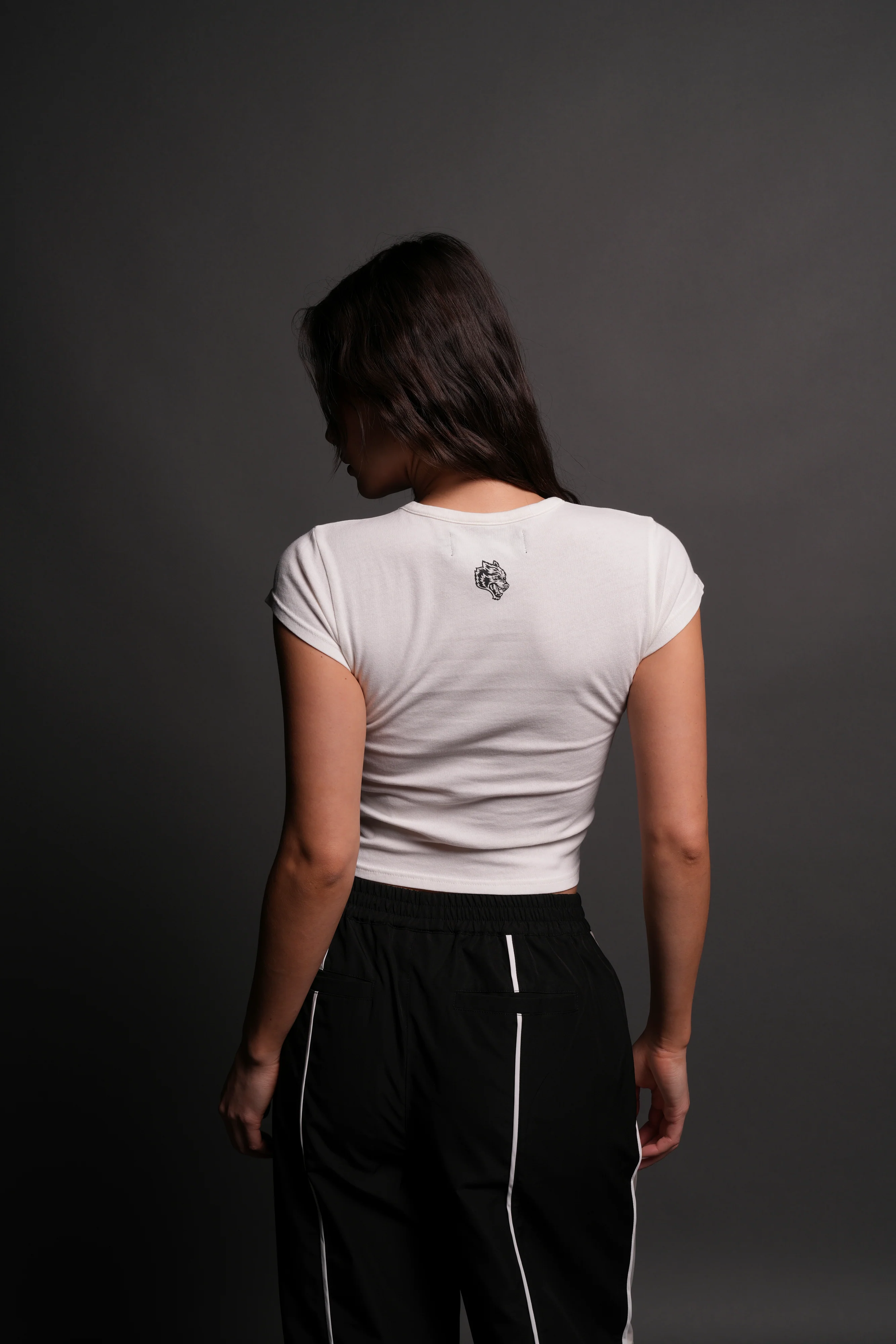 Above "Baby" Tee in Cream - Image 5