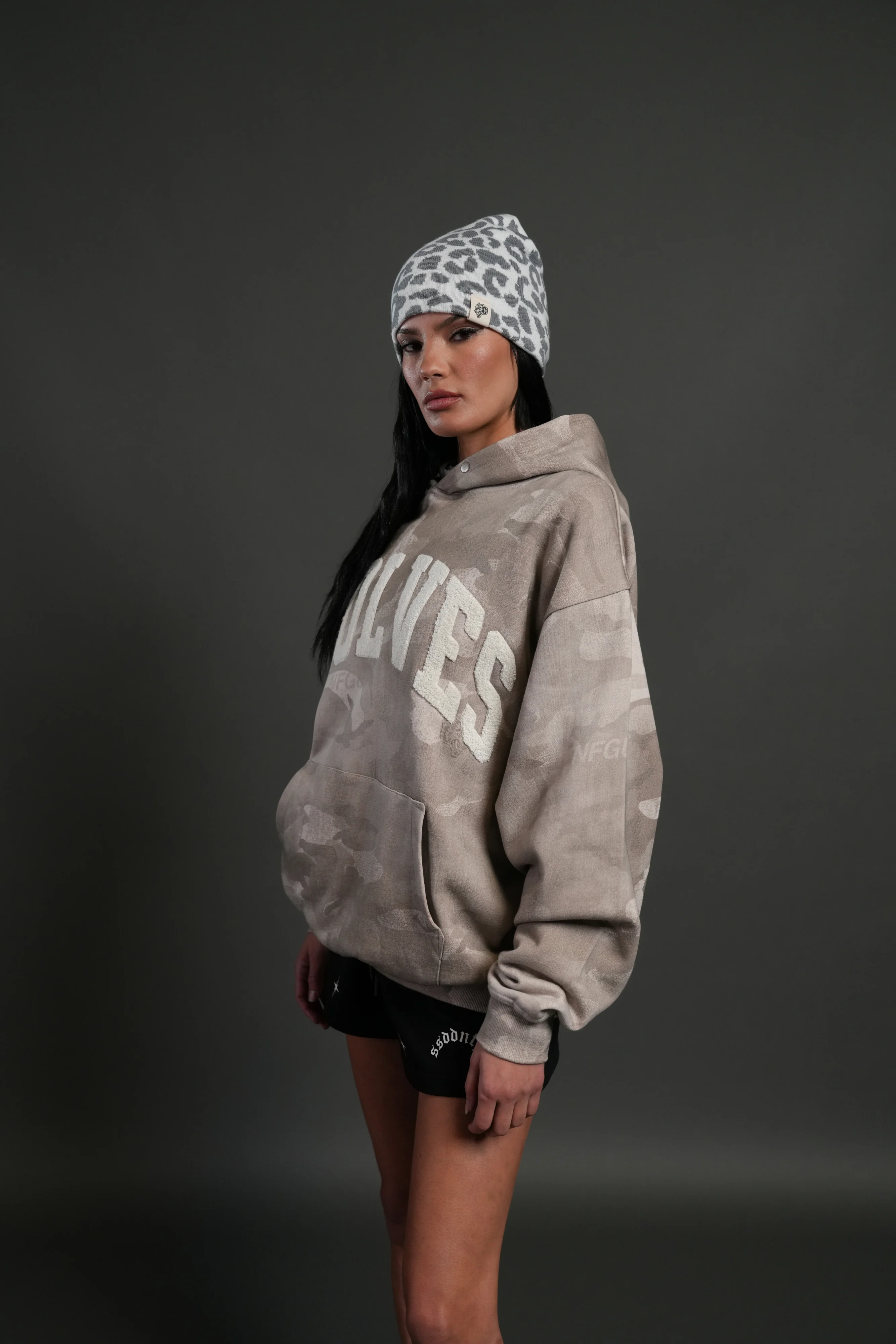 Always Loyal Unisex "Pierce" Hoodie in Clay Vintage Woodland Camo - Image 6