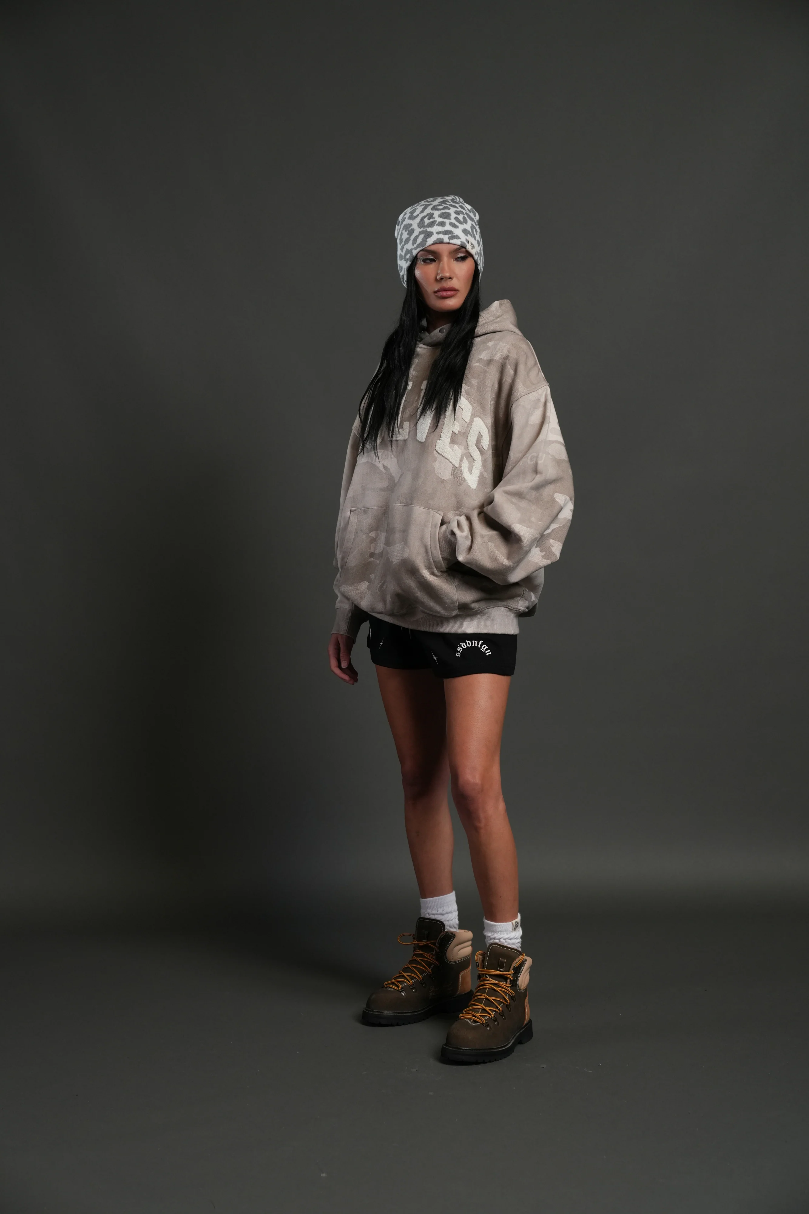 Always Loyal Unisex "Pierce" Hoodie in Clay Vintage Woodland Camo - Image 7