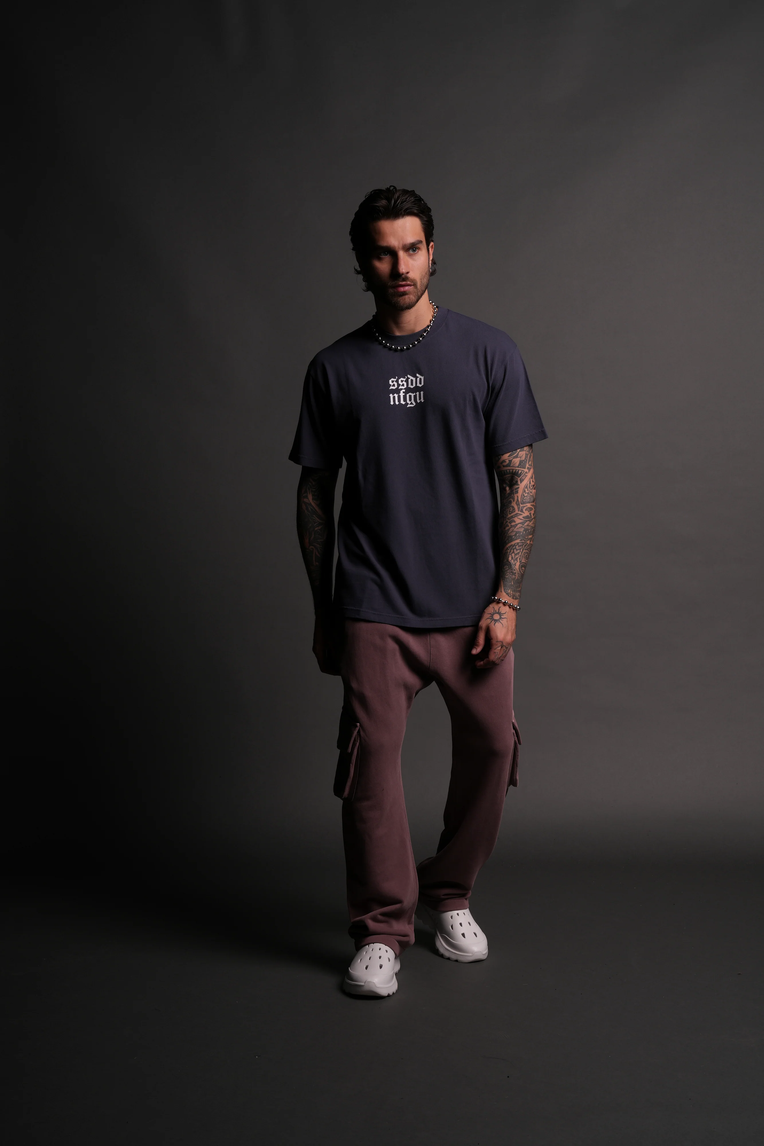 Always SSDDNFGU "Premium Classic" Tee in Midnight Blue - Image 4