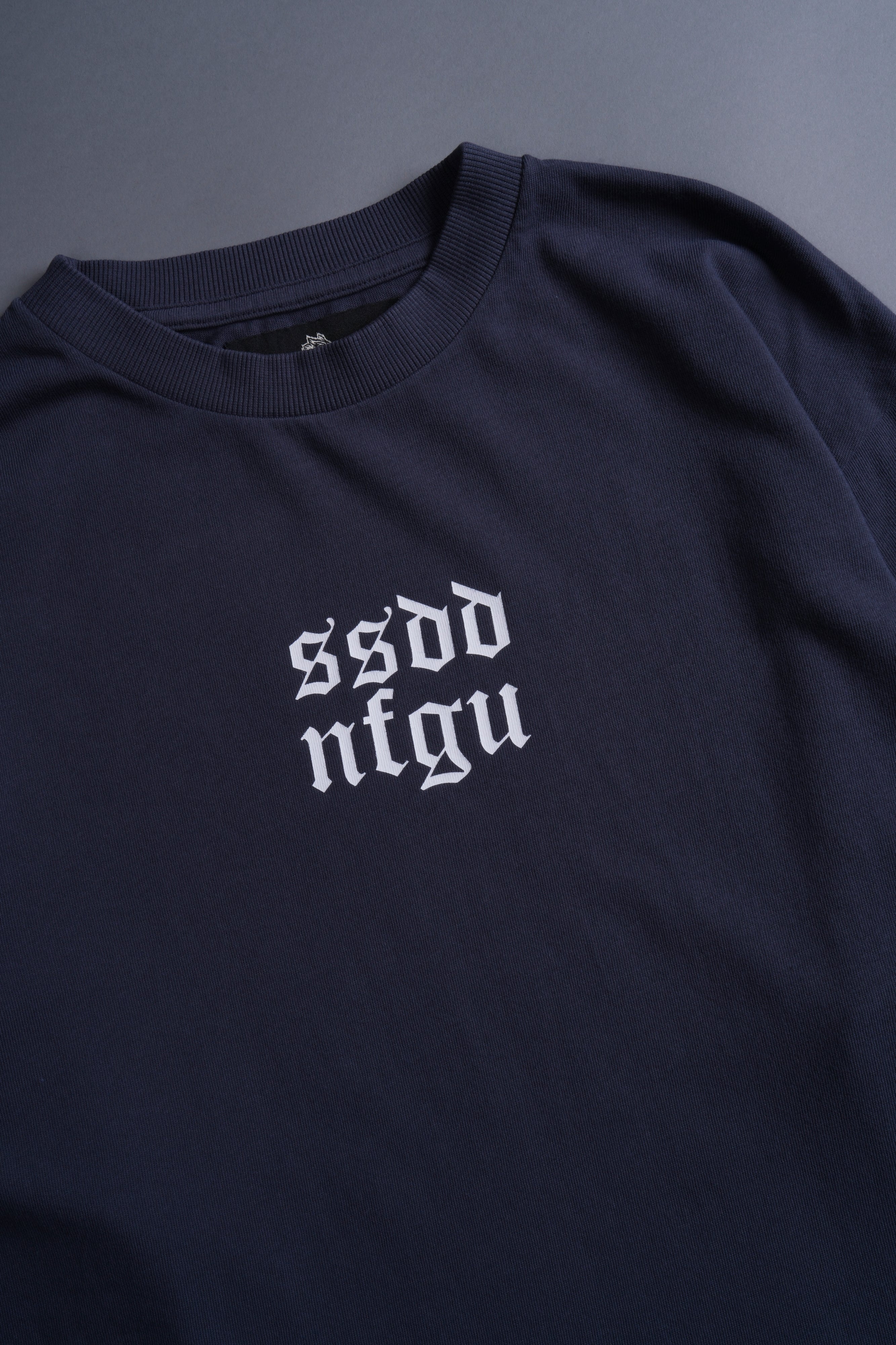 Always SSDDNFGU "Premium Classic" Tee in Midnight Blue - Image 5