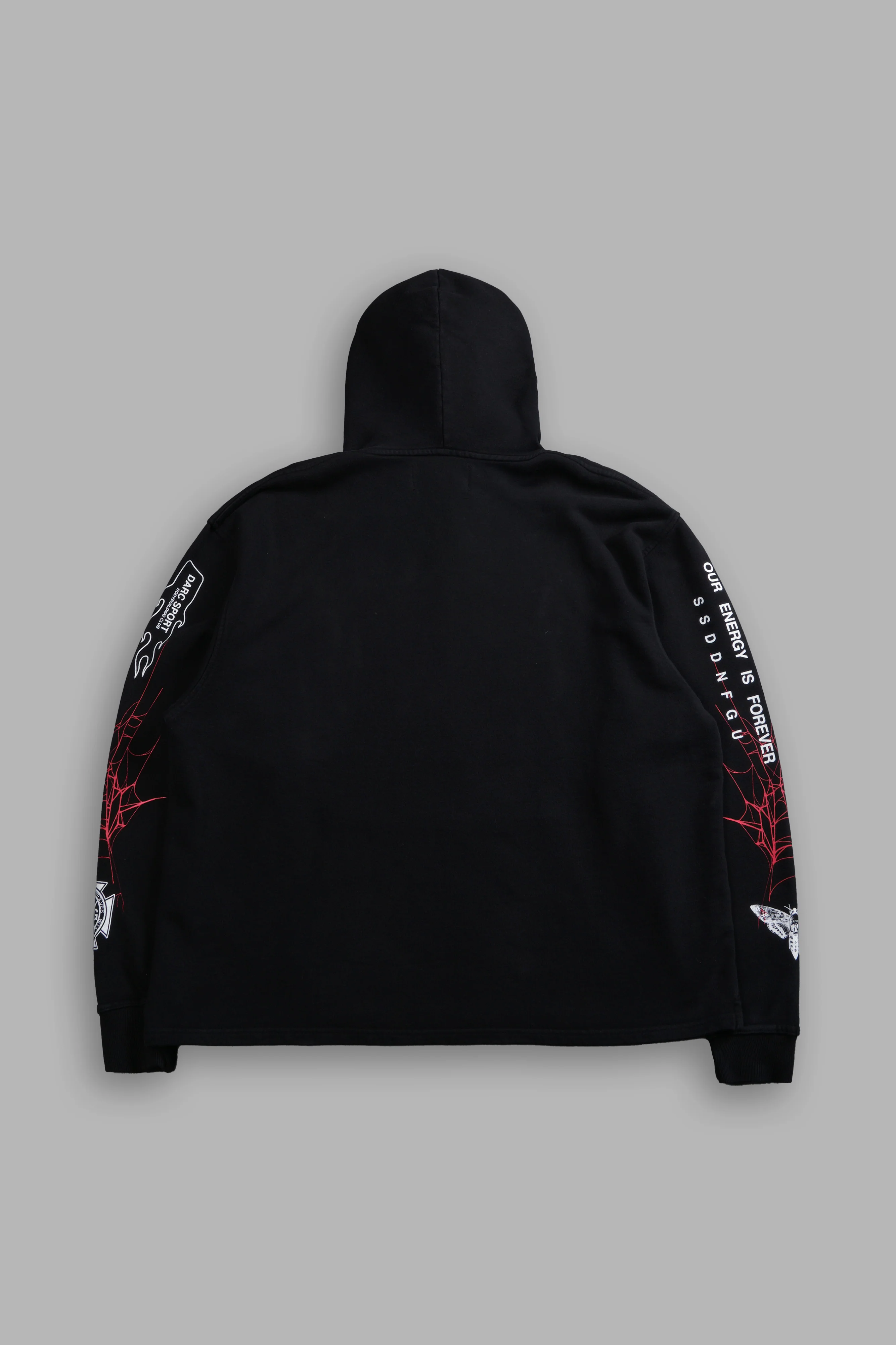 Blood Thirsty Webs "Moaty" Hoodie in Black - Image 3