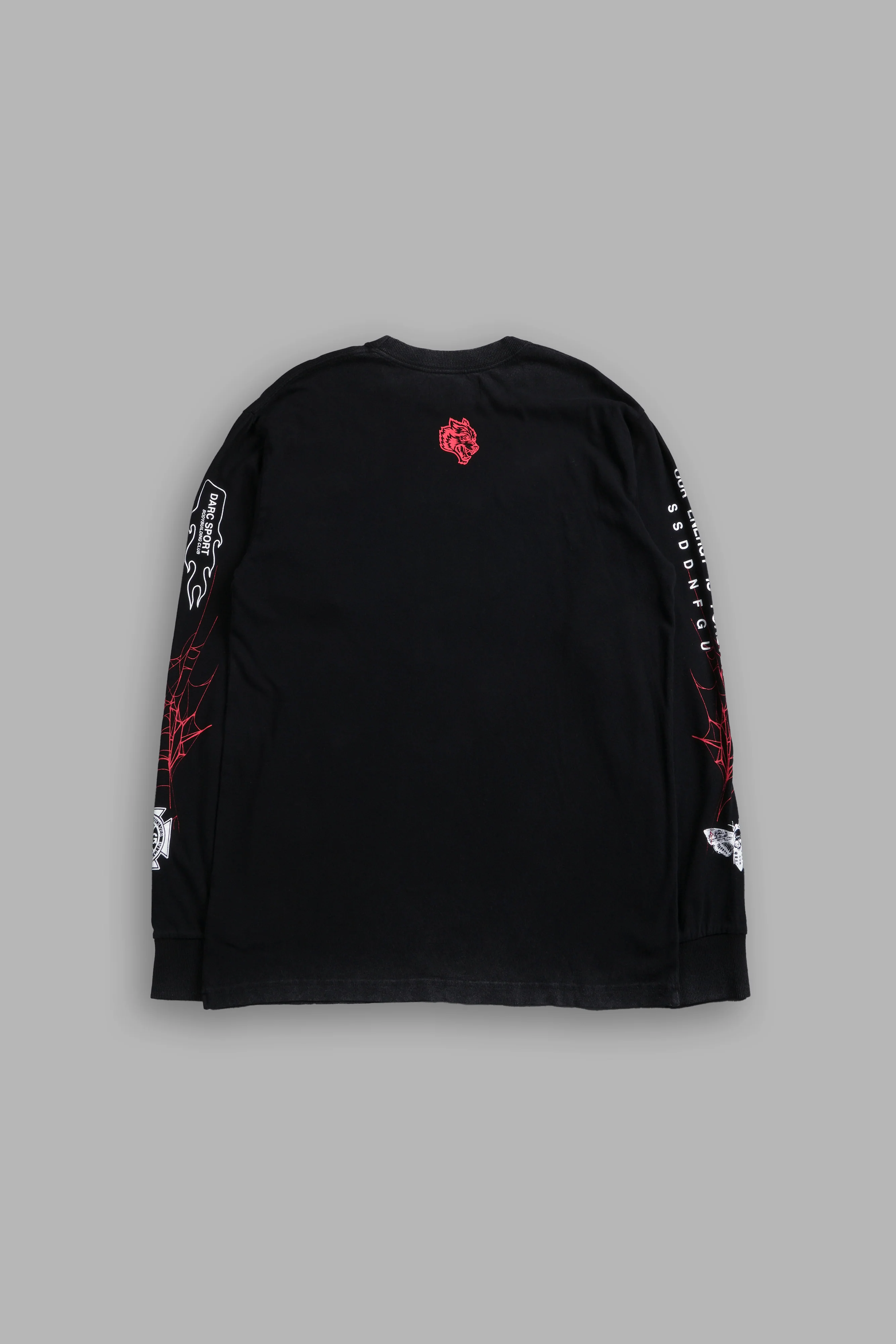 Blood Thirsty Webs "Premium" L/S Tee in Black - Image 3