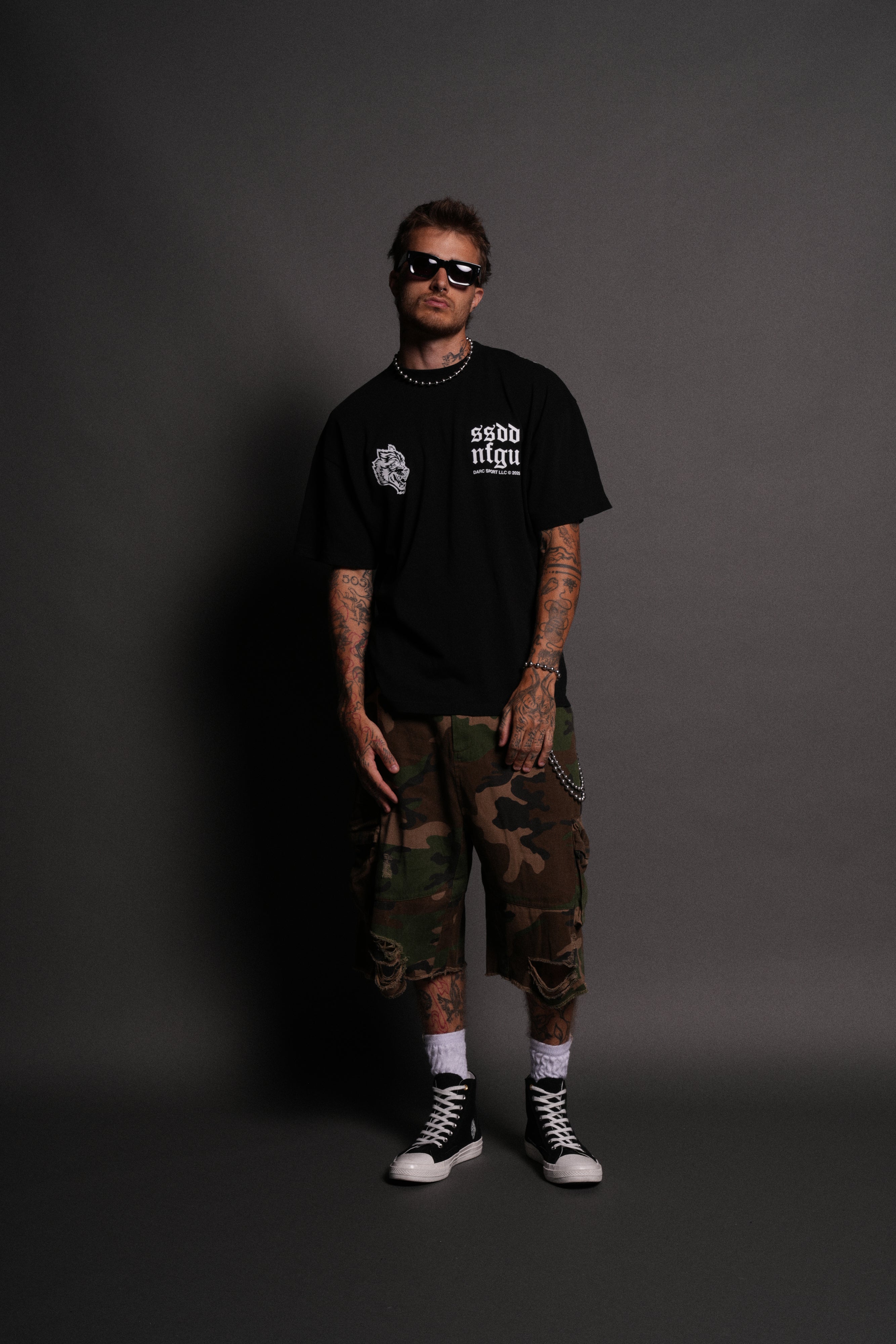 Born Stoic "Premium" Oversized Tee in Black - Image 11