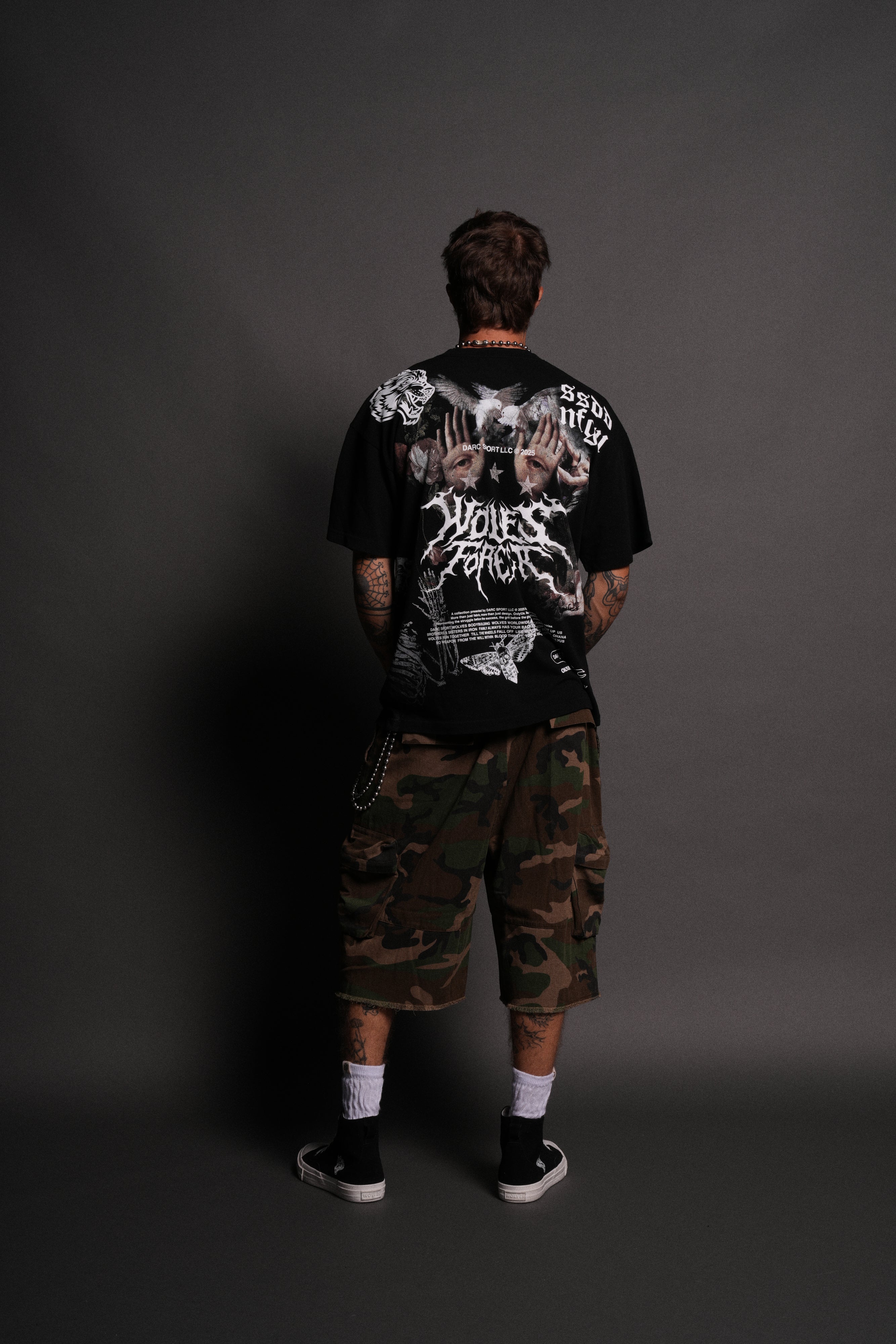 Born Stoic "Premium" Oversized Tee in Black - Image 12