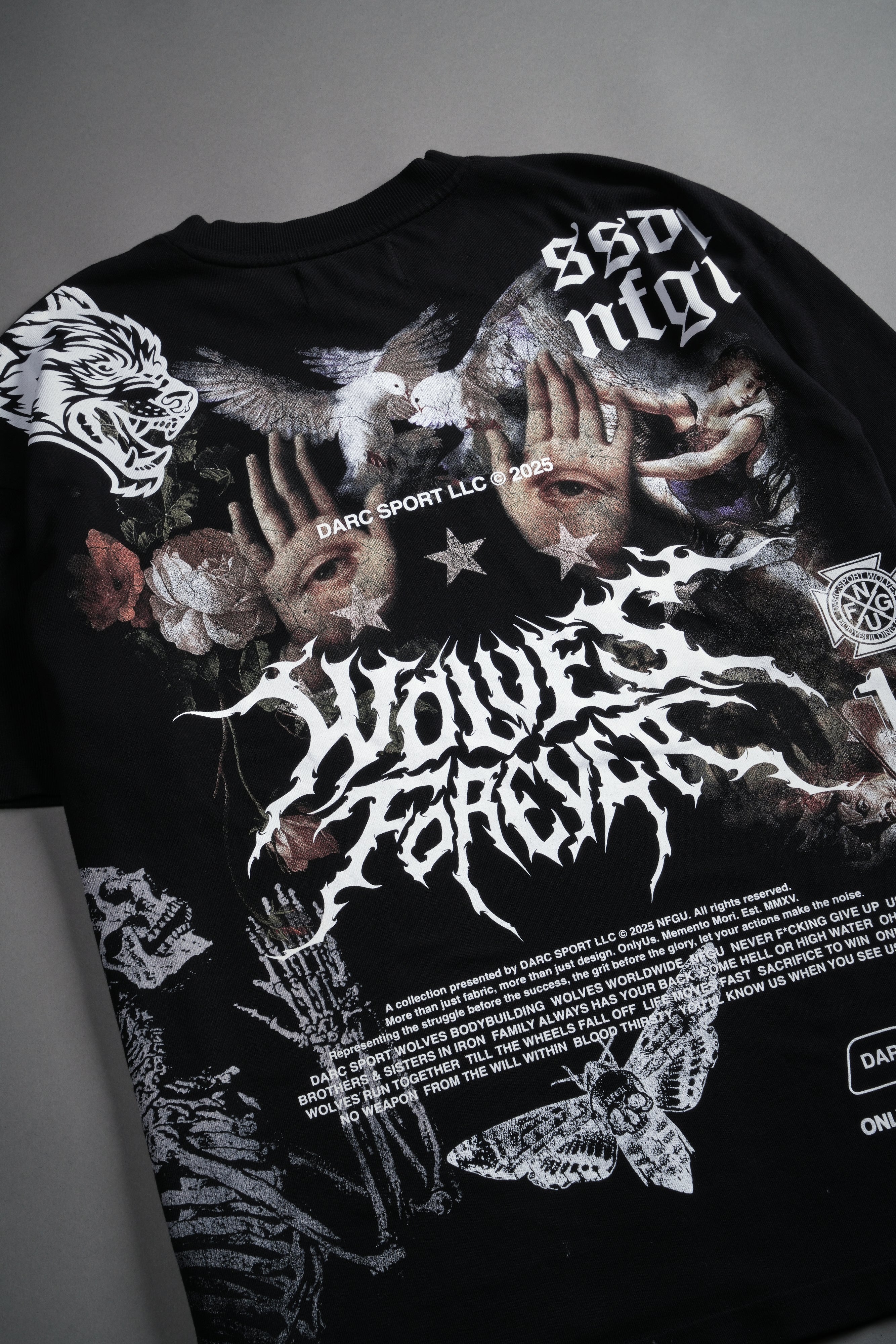 Born Stoic "Premium" Oversized Tee in Black - Image 8