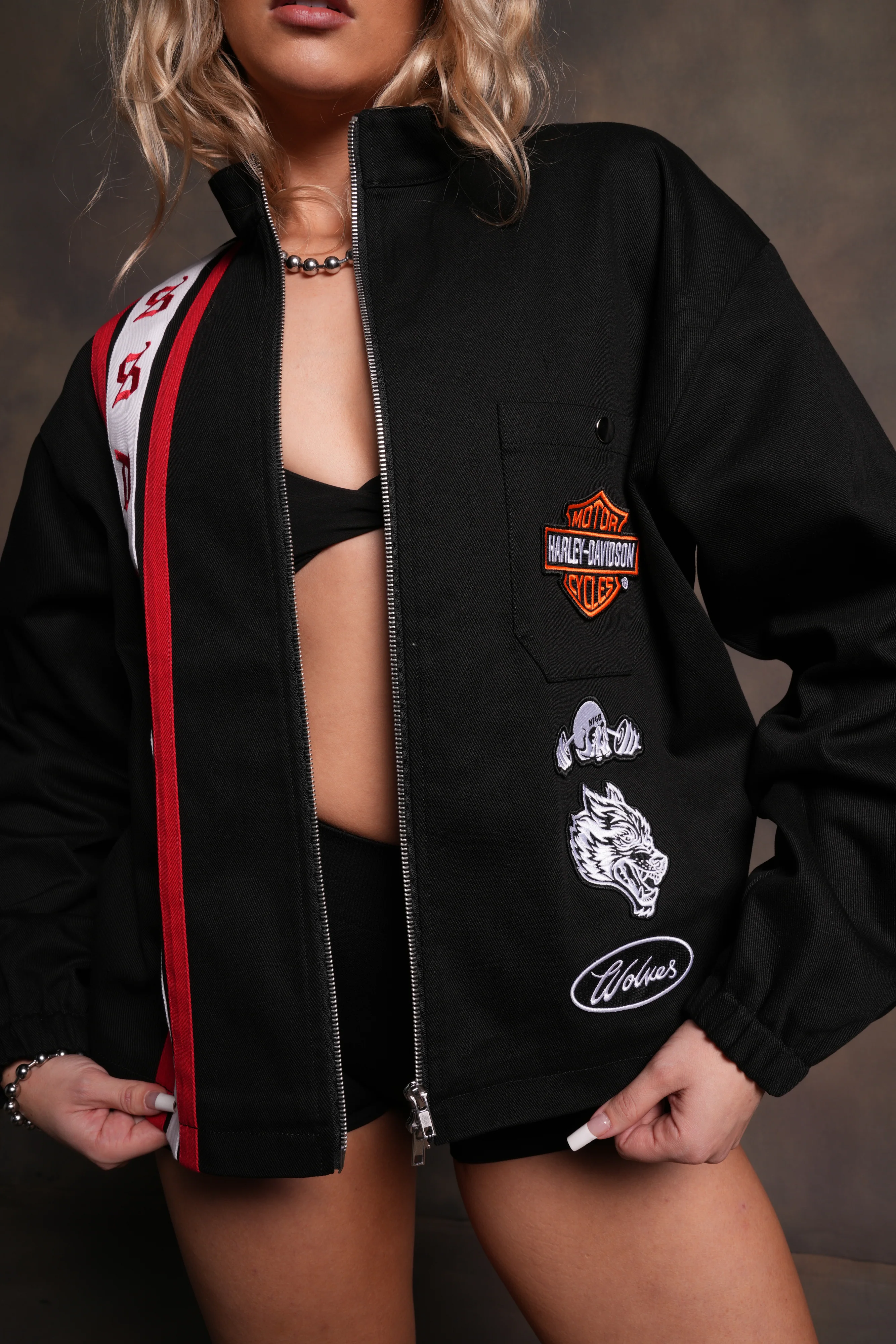 Born to Ride Shelby Jacket in Black - Image 11