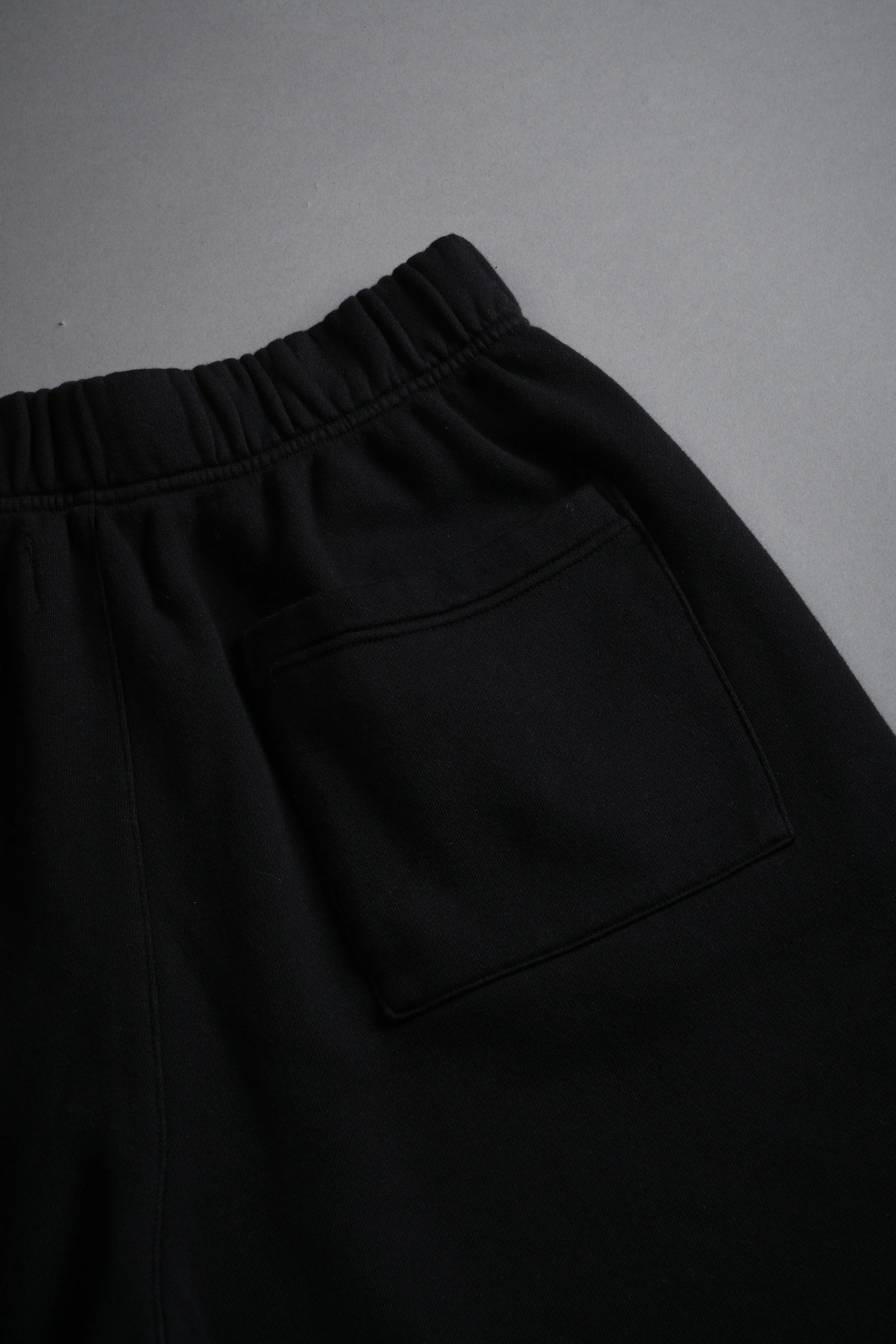 Box Patch Dual Post Lounge Sweat Shorts V2 in Black - Image 12