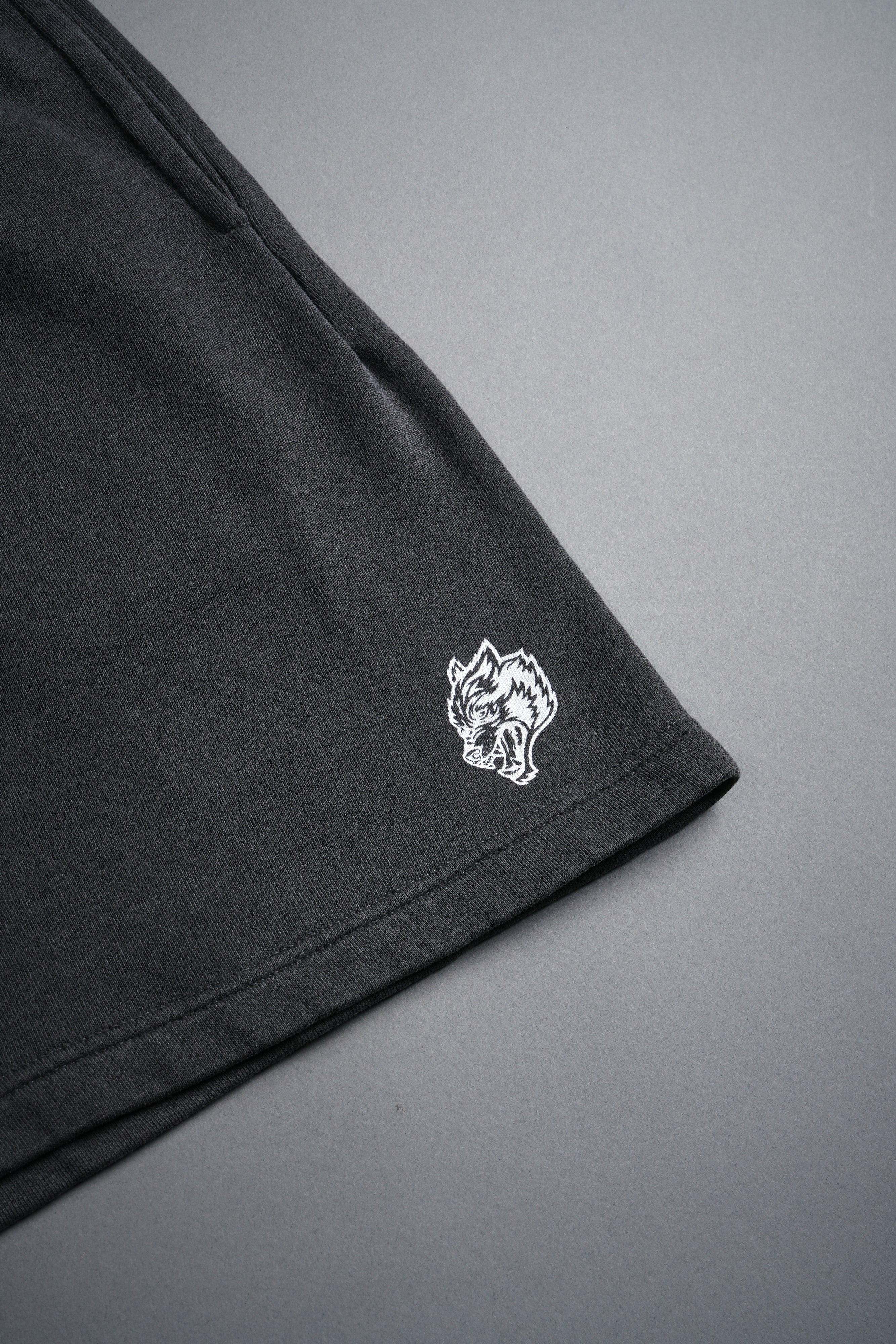 Box Patch Dual Post Lounge Sweat Shorts V2 in Wolf Gray - Image 11