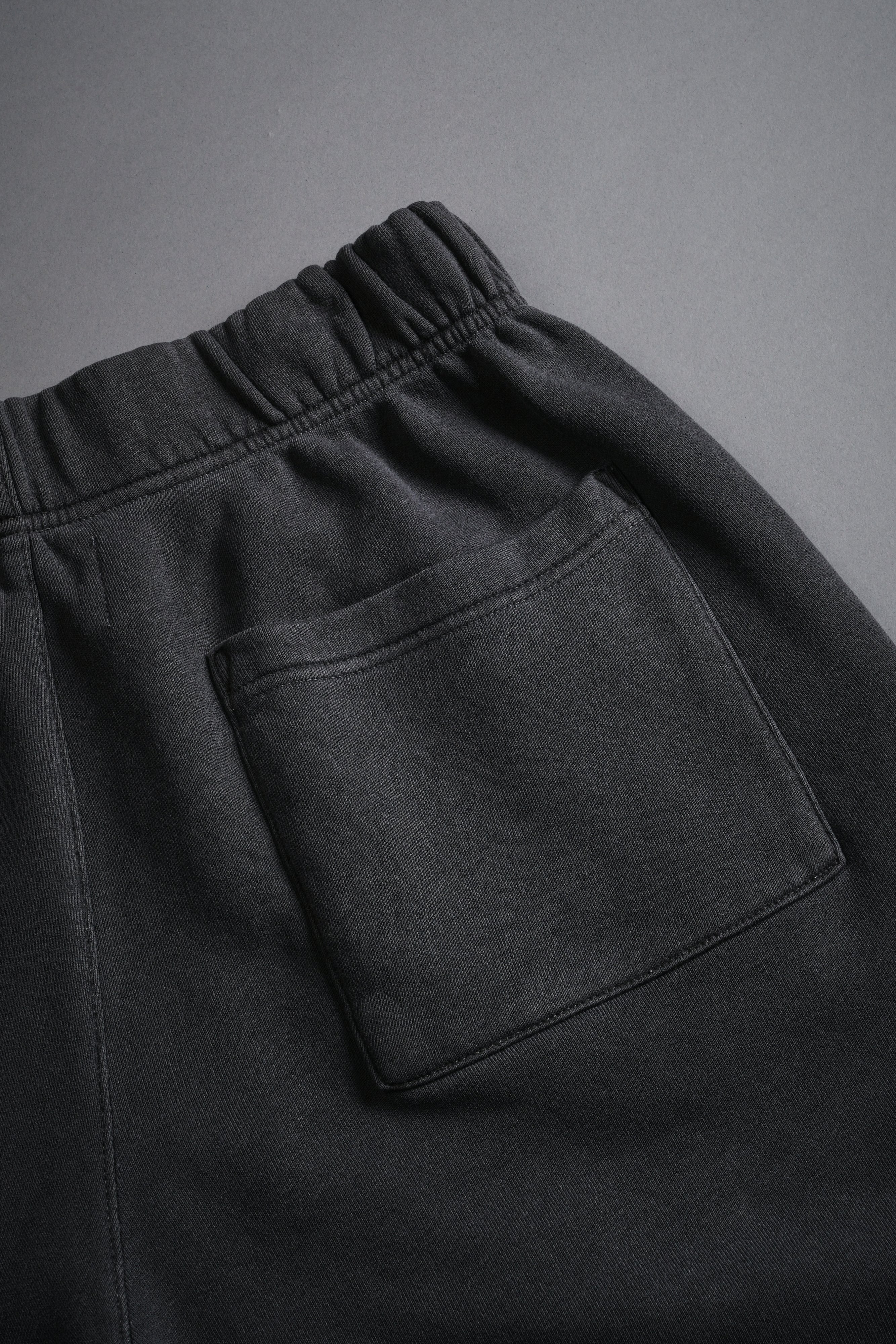 Box Patch Dual Post Lounge Sweat Shorts V2 in Wolf Gray - Image 12
