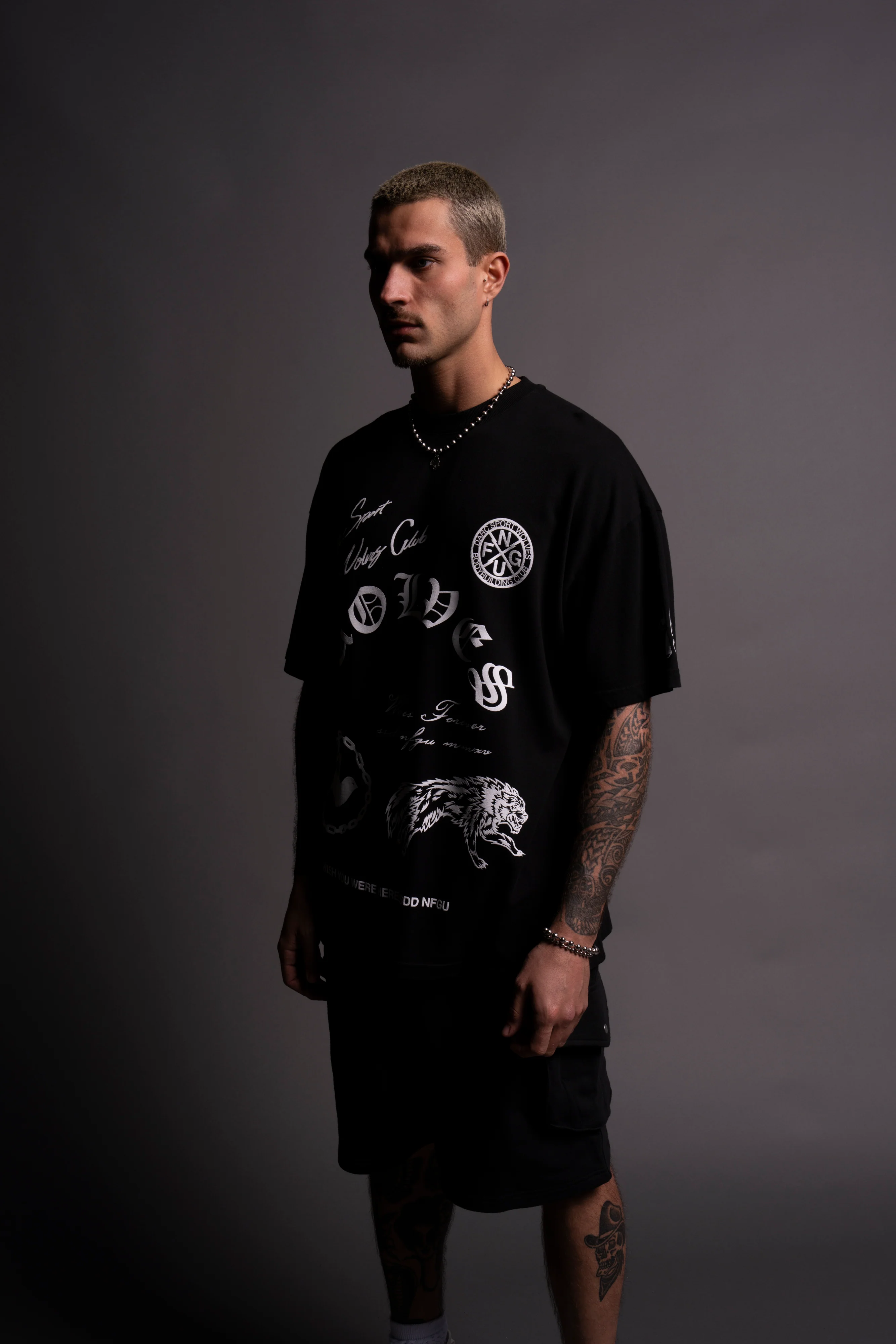 Break The Cycle "Premium" Oversized Tee in Black - Image 6