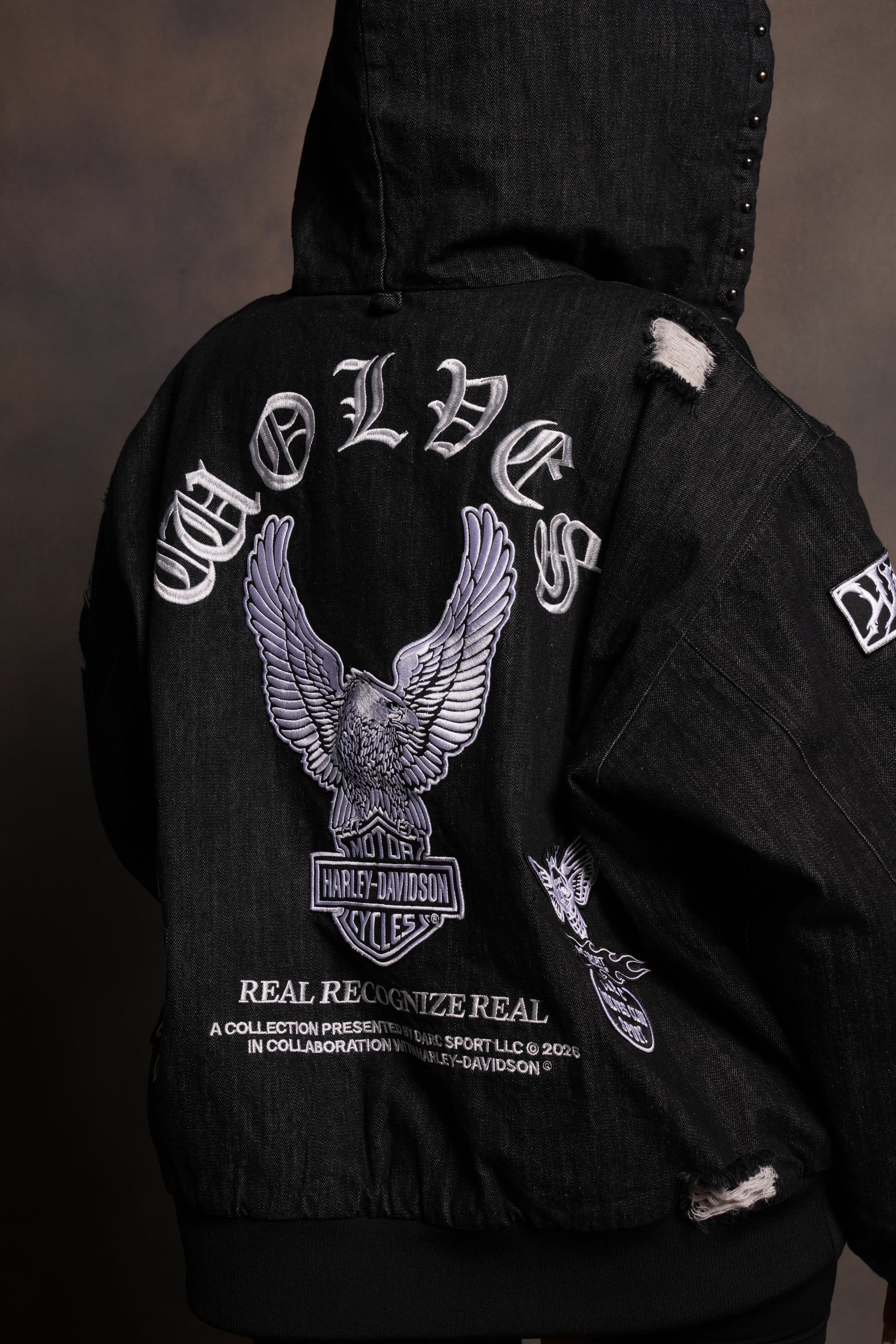 Brotherhood Unisex Cooper Bomber Jacket in Black - Image 14