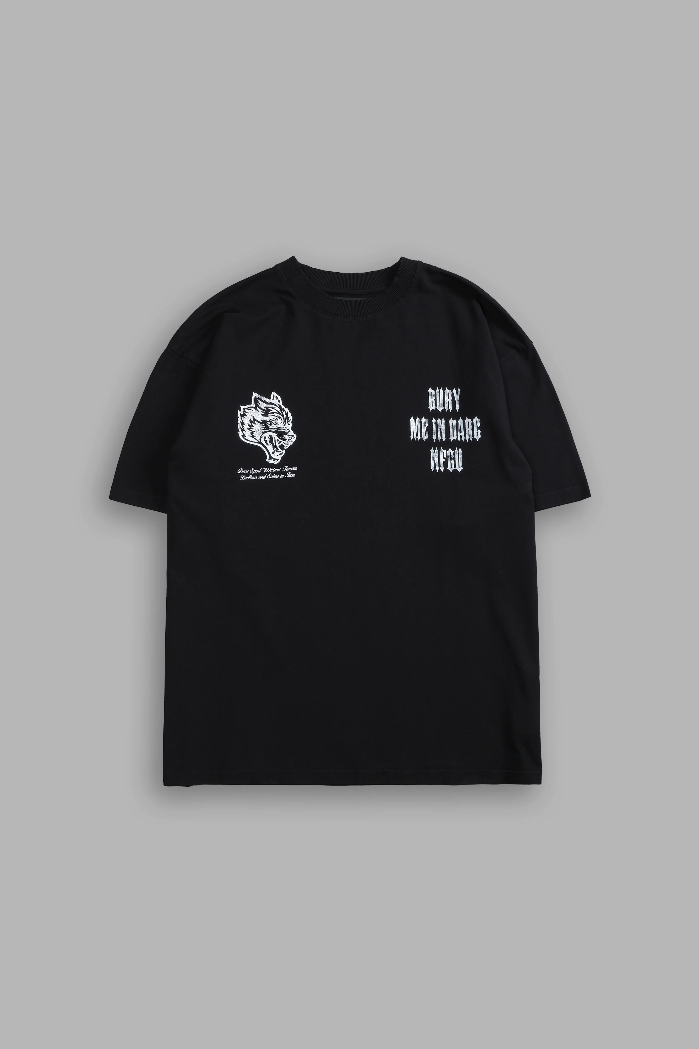 Bury Me In Darc "Grunge" Tee in Black - Image 3