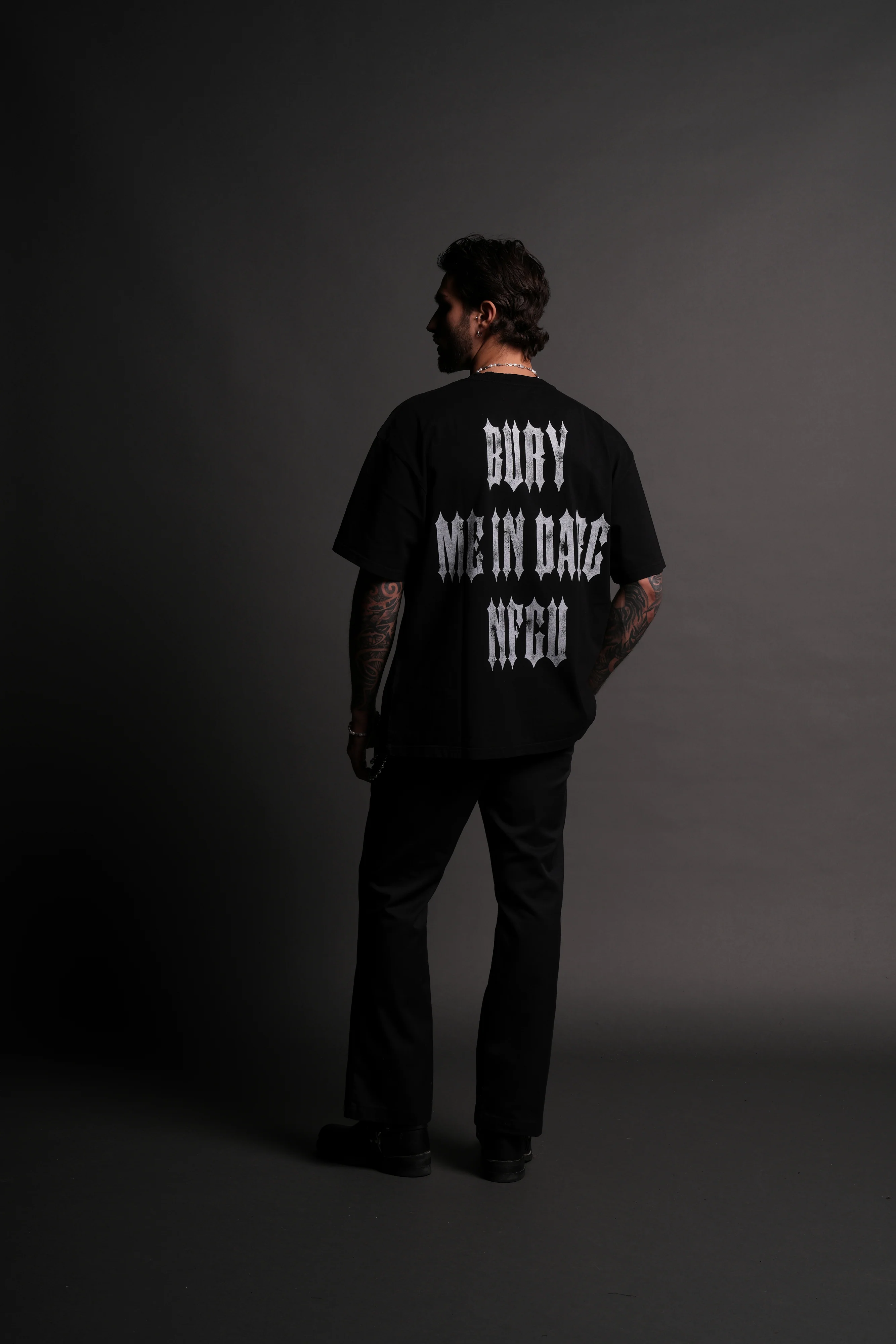 Bury Me In Darc "Grunge" Tee in Black - Image 5