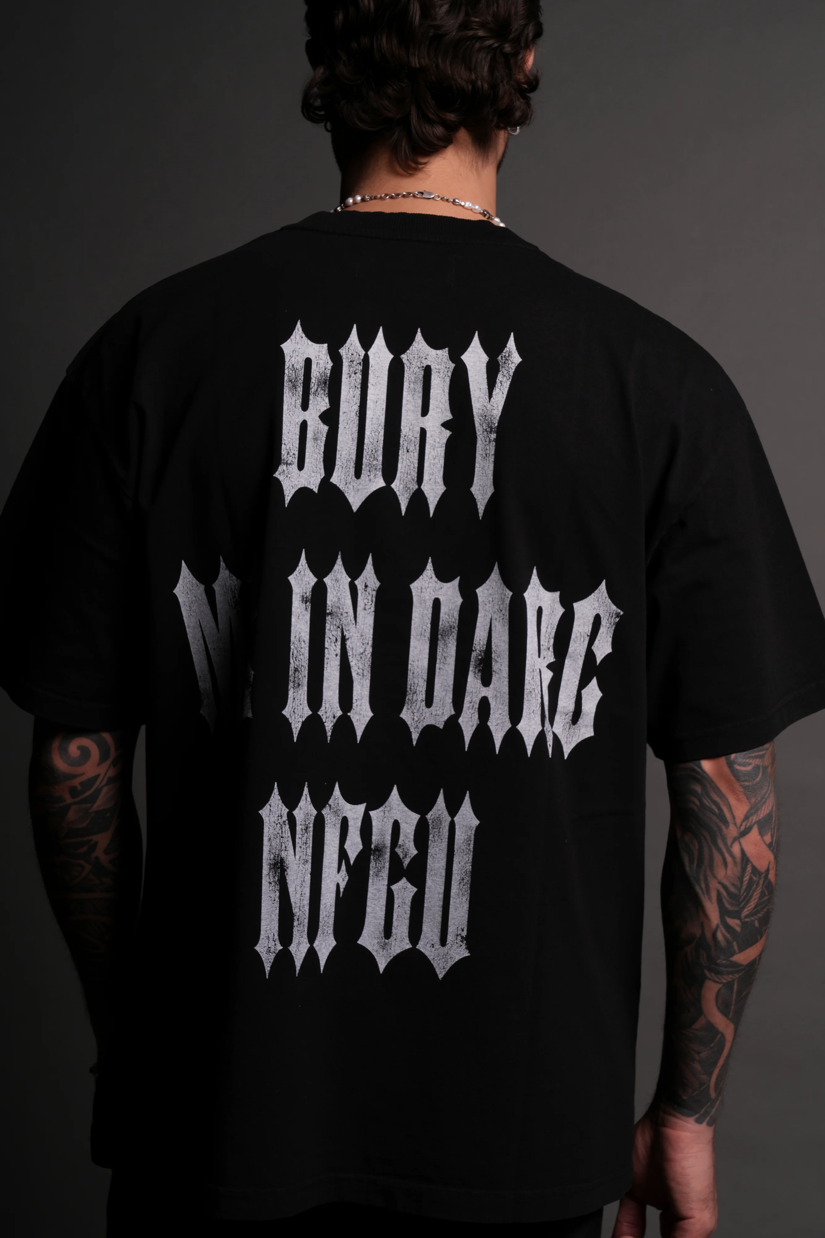Bury Me In Darc "Grunge" Tee in Black - Image 9