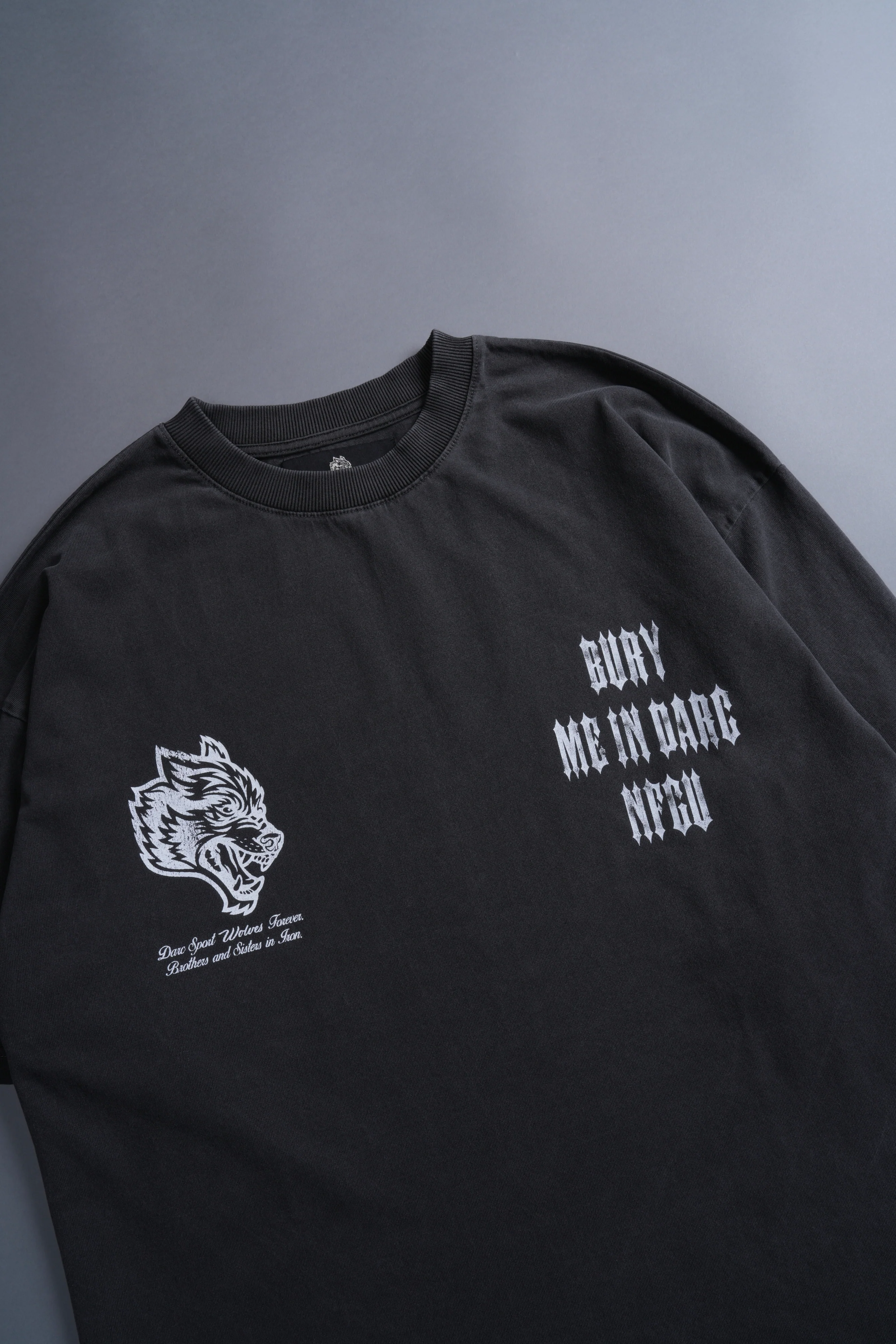 Bury Me In Darc "Grunge" Tee in Wolf Gray - Image 6