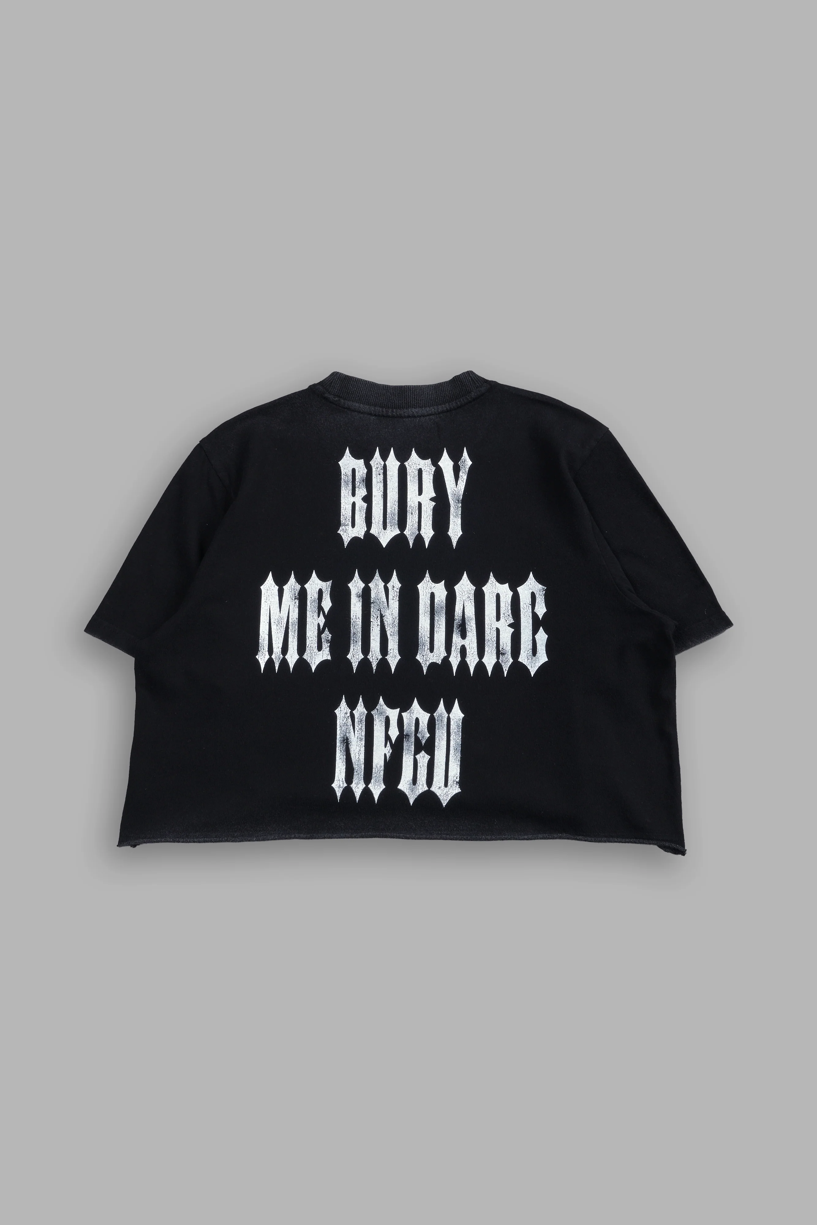 Bury Me In Darc NFGU "Premium" (Cropped) Tee in Black - Image 4