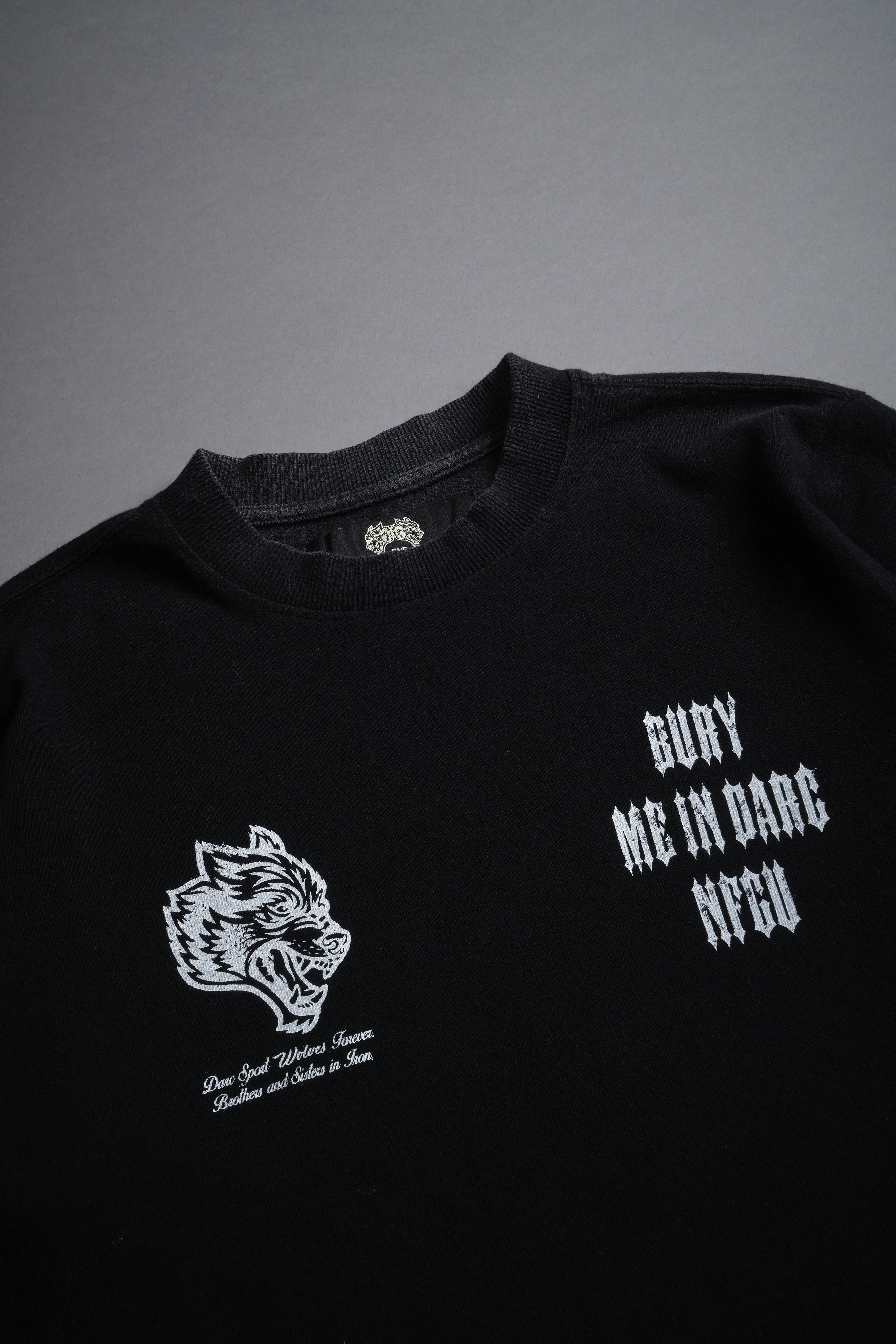 Bury Me In Darc NFGU "Premium" (Cropped) Tee in Black - Image 6