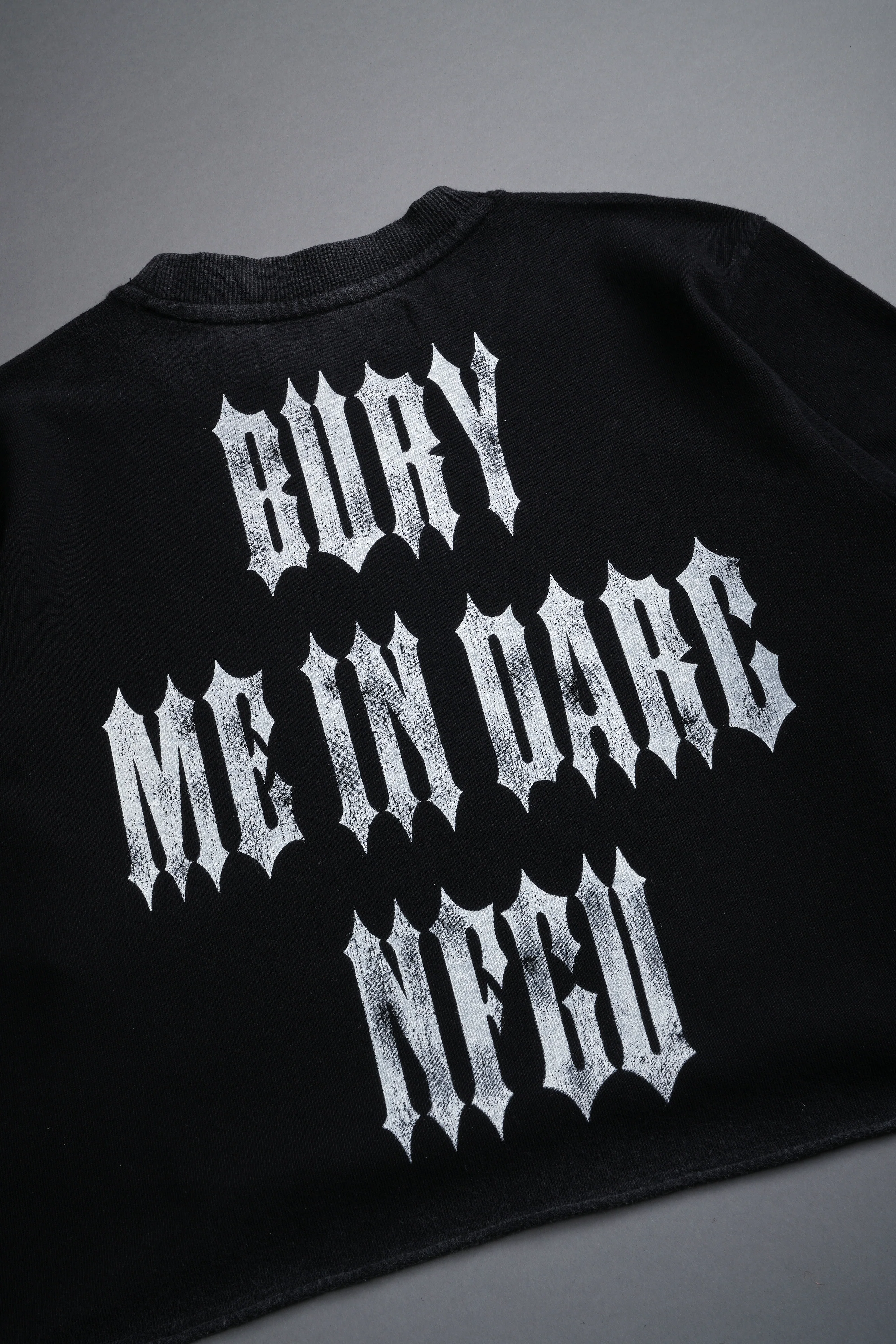 Bury Me In Darc NFGU "Premium" (Cropped) Tee in Black - Image 8