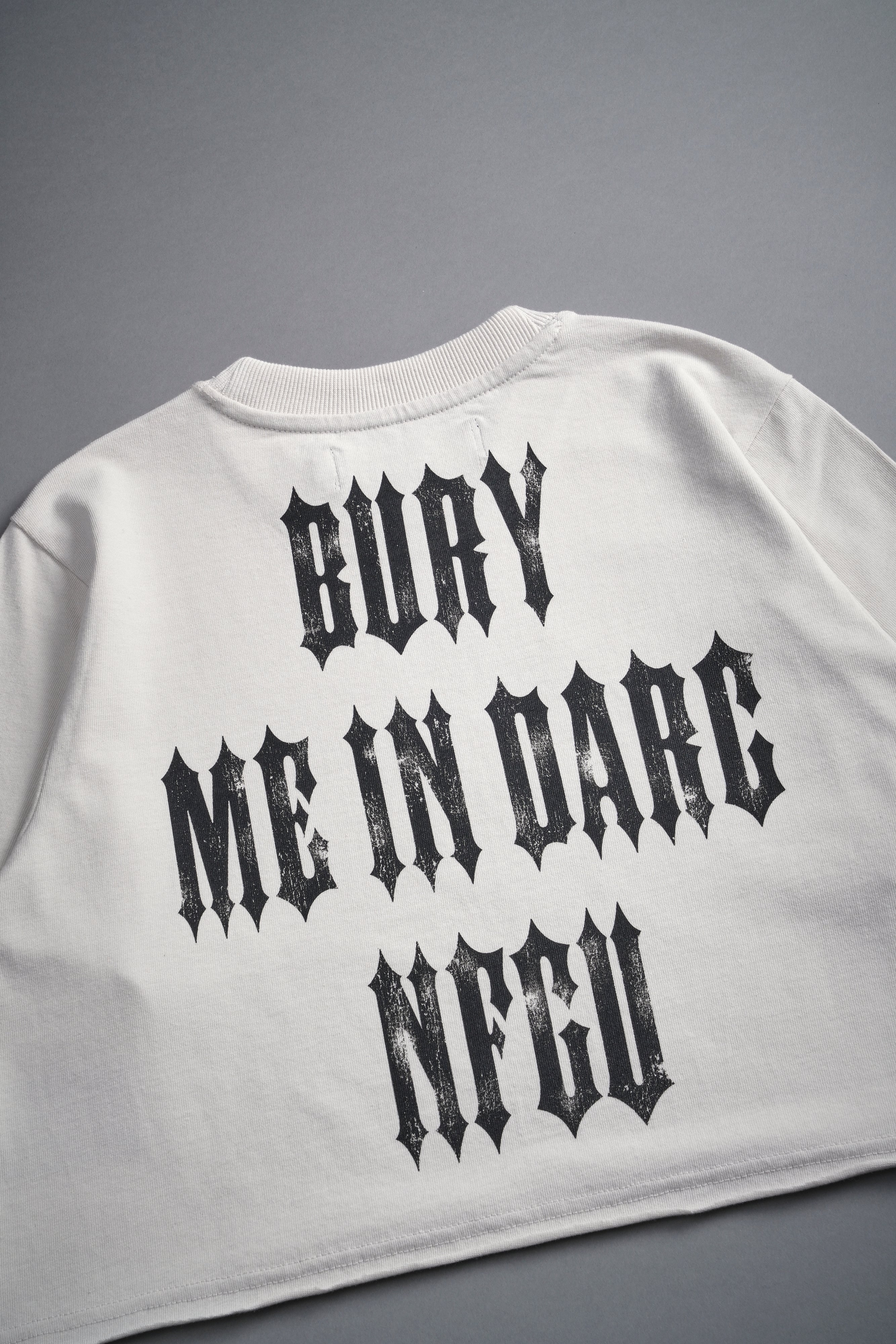 Bury Me In Darc NFGU "Premium" (Cropped) Tee in Stone - Image 8