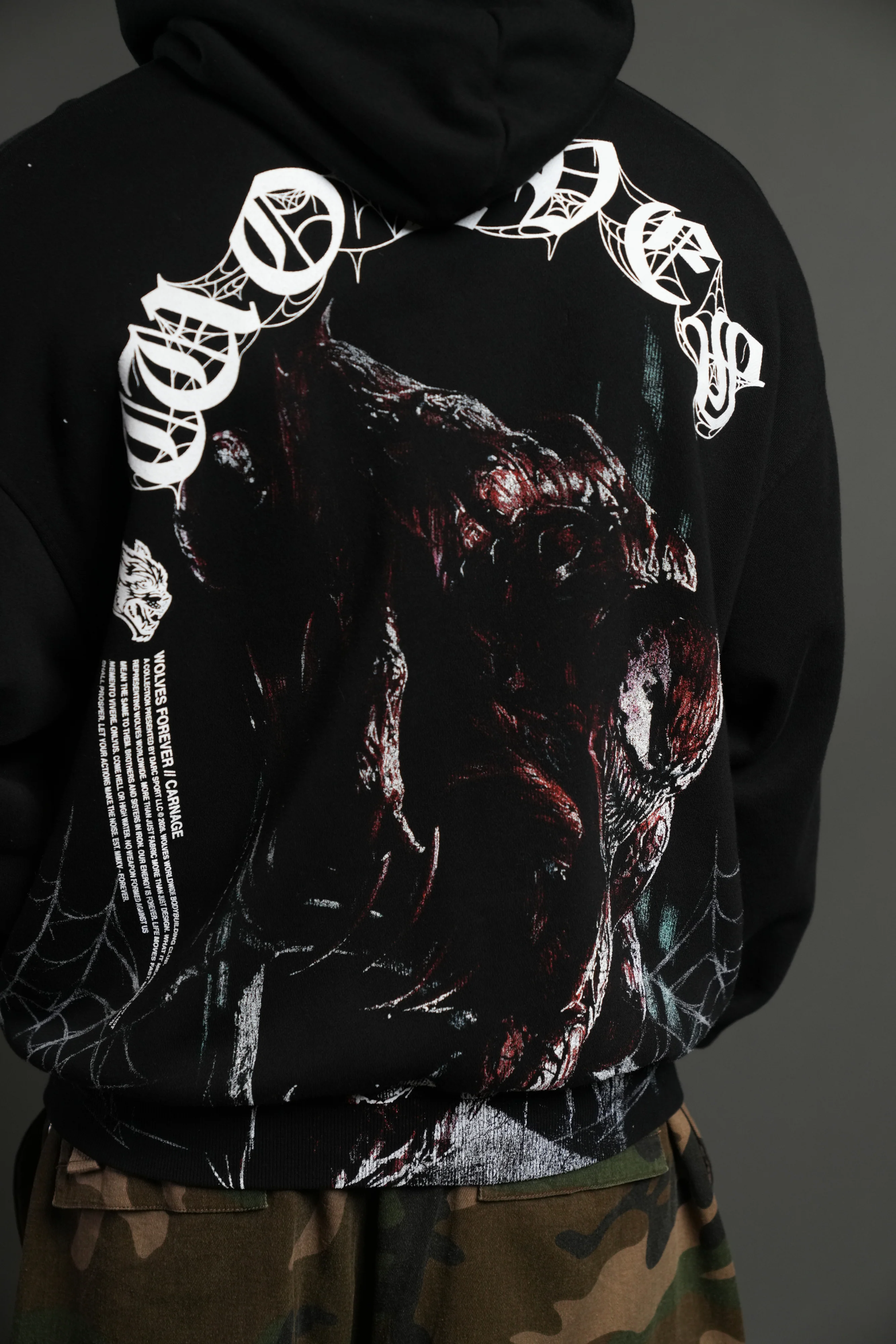 Carnage Forever "Pierce" Hoodie in Black - Image 16