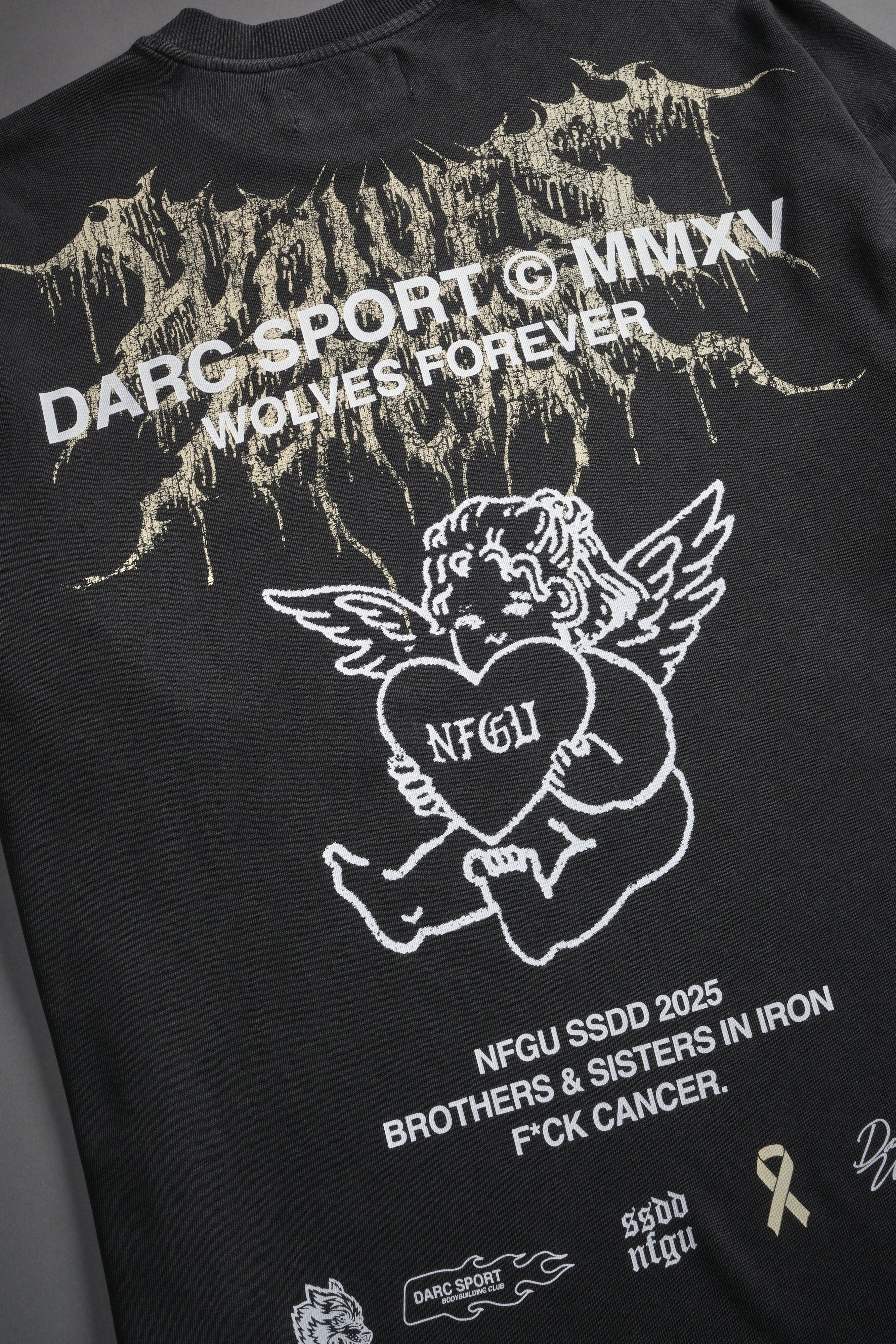 Cherub Core "Premium" Oversized Tee in Wolf Gray - Image 11
