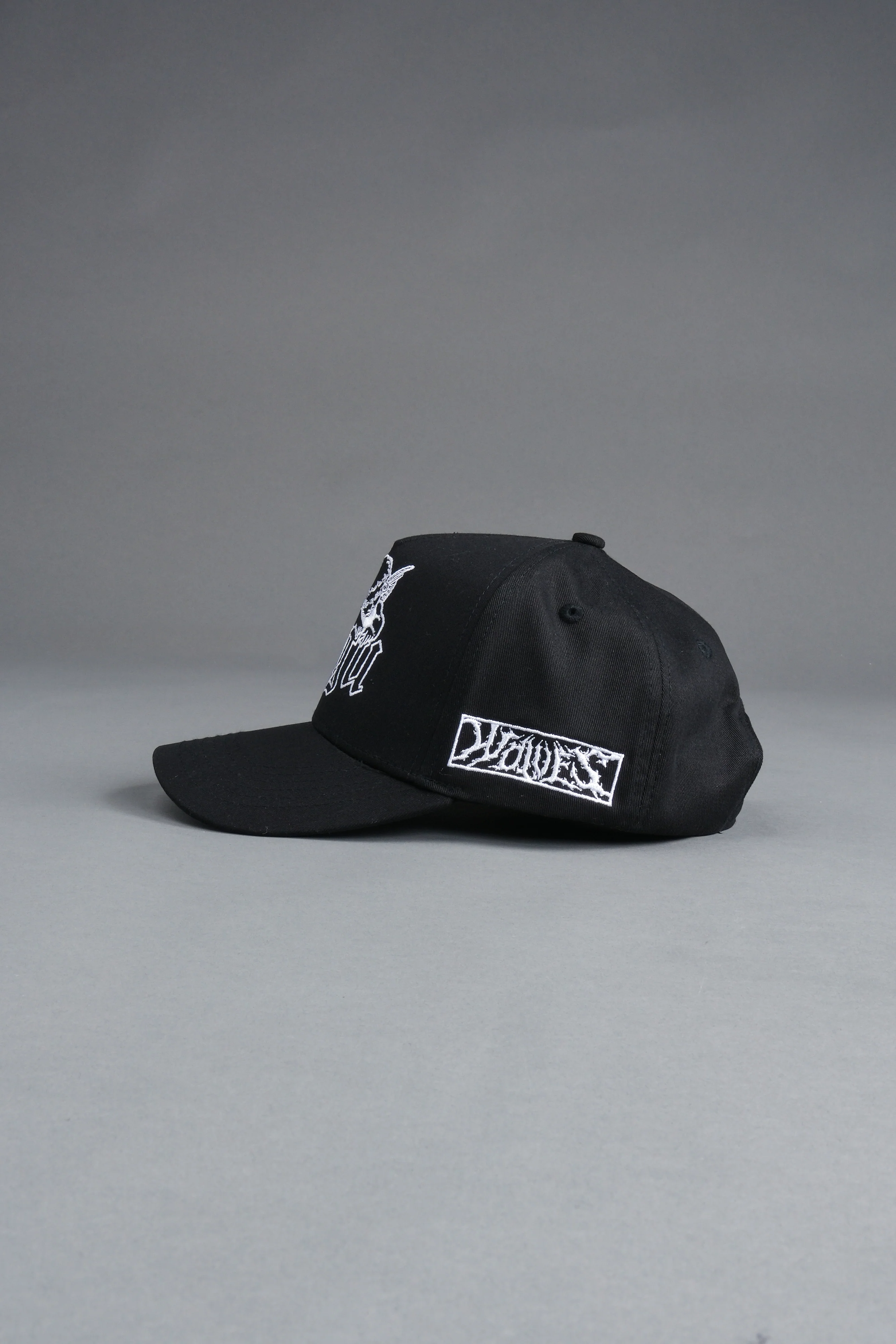 Cherub NFGU 5 Panel Hat in Black - Image 9