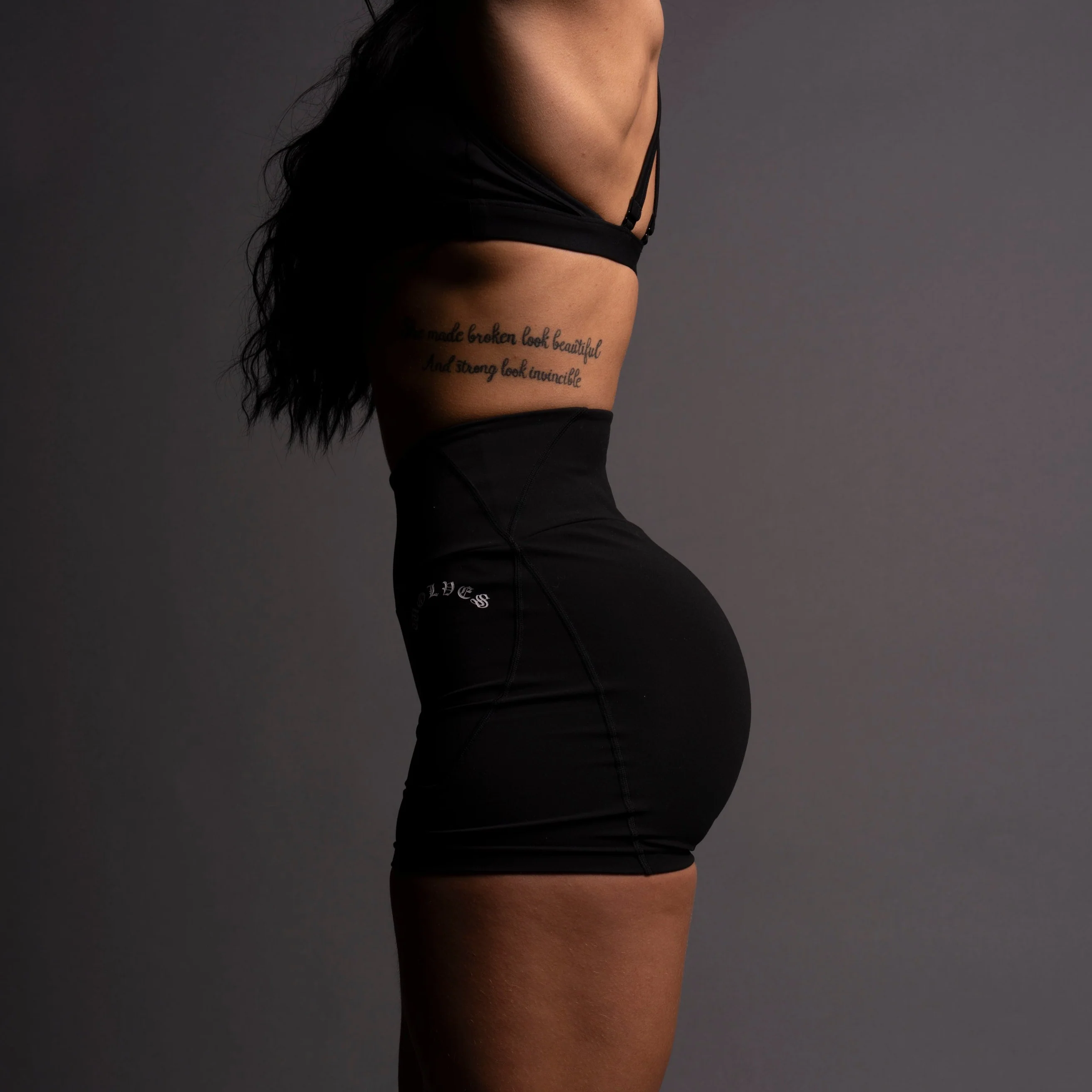 Chopper "Alexa" Energy Shorts in Black