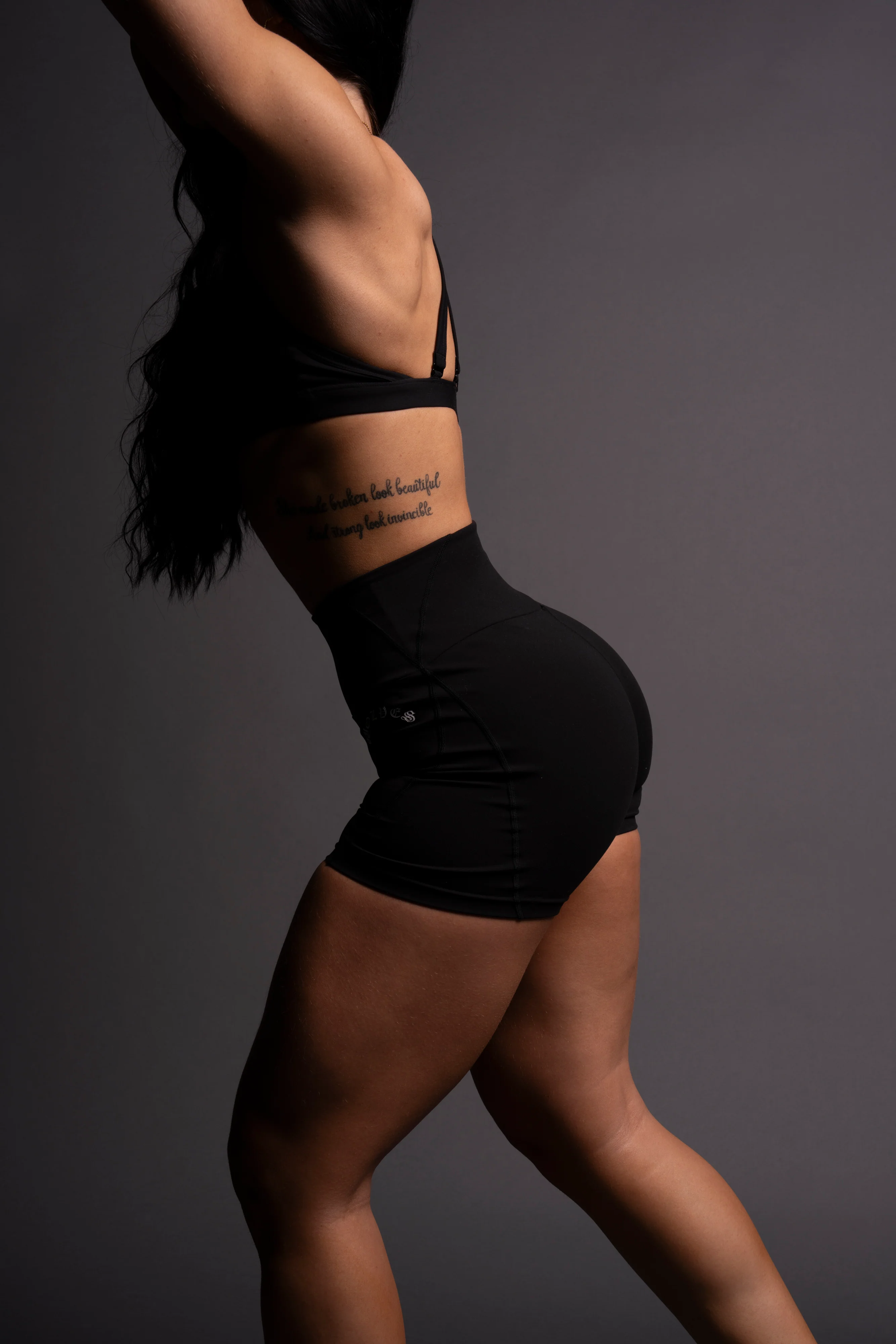 Chopper "Alexa" Energy Shorts in Black - Image 7