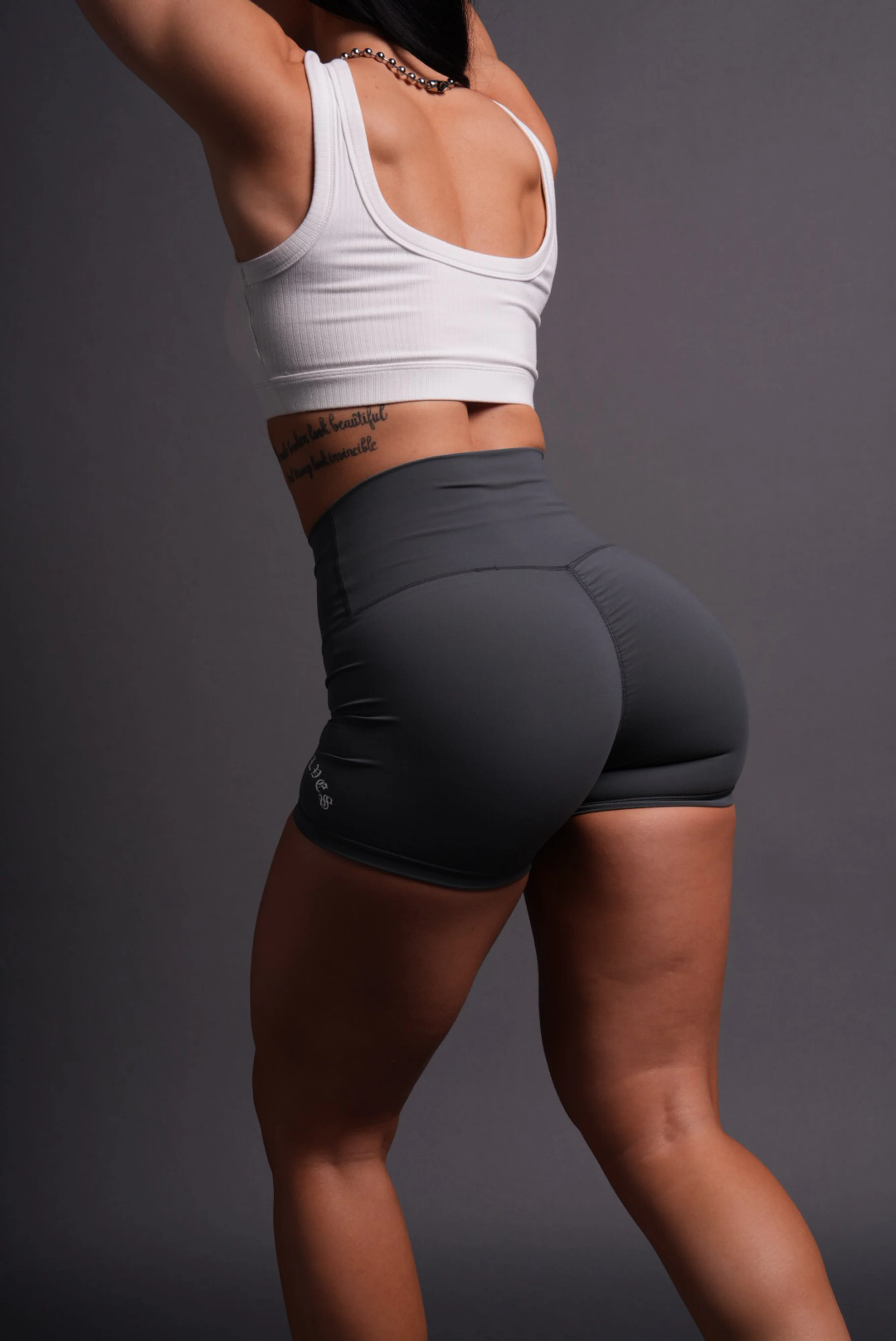 Chopper "Energy" Pump Shorts in Wolf Gray - Image 6