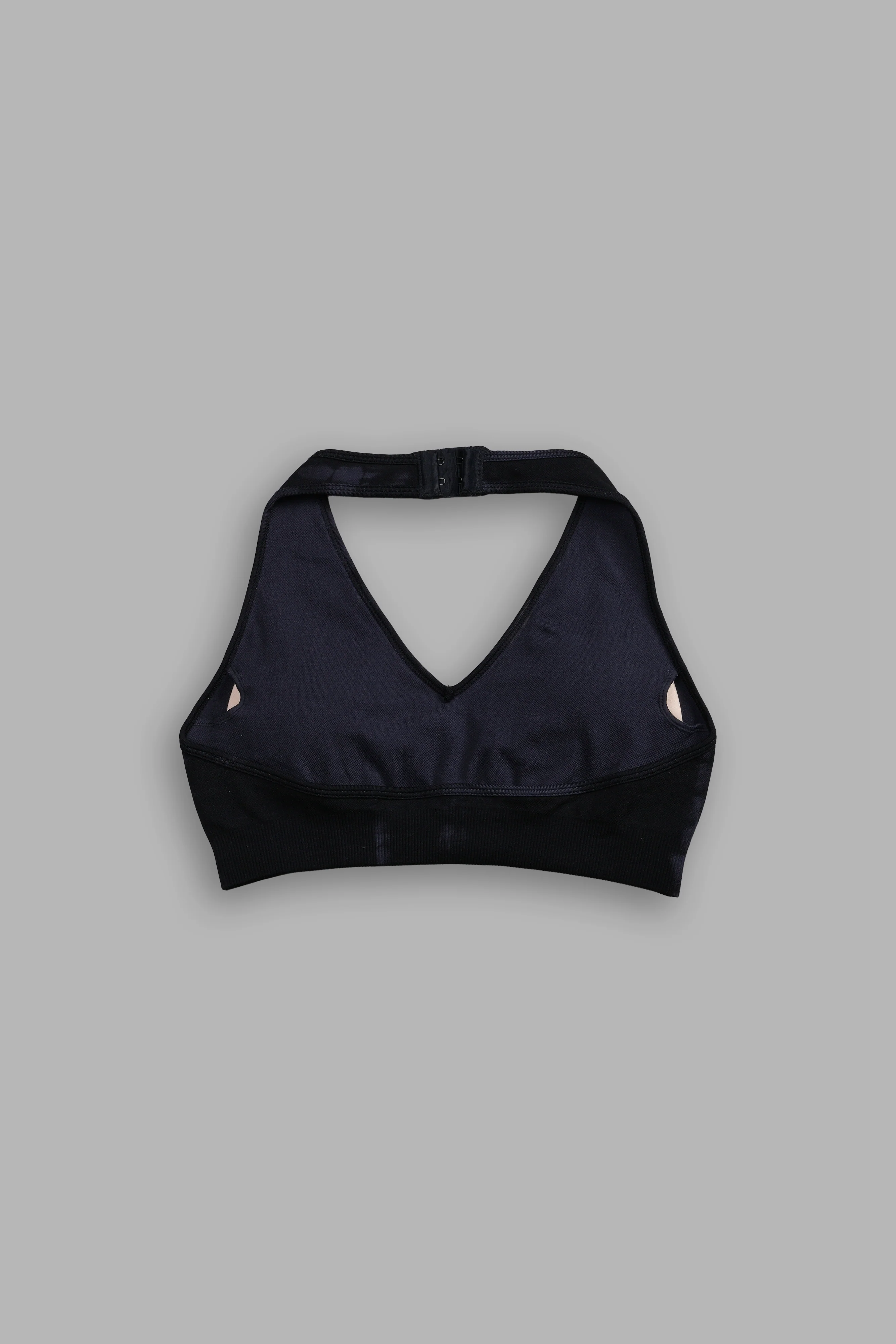 Chopper "Everson Seamless" Halter Bra in Black Tonal Serpent - Image 4