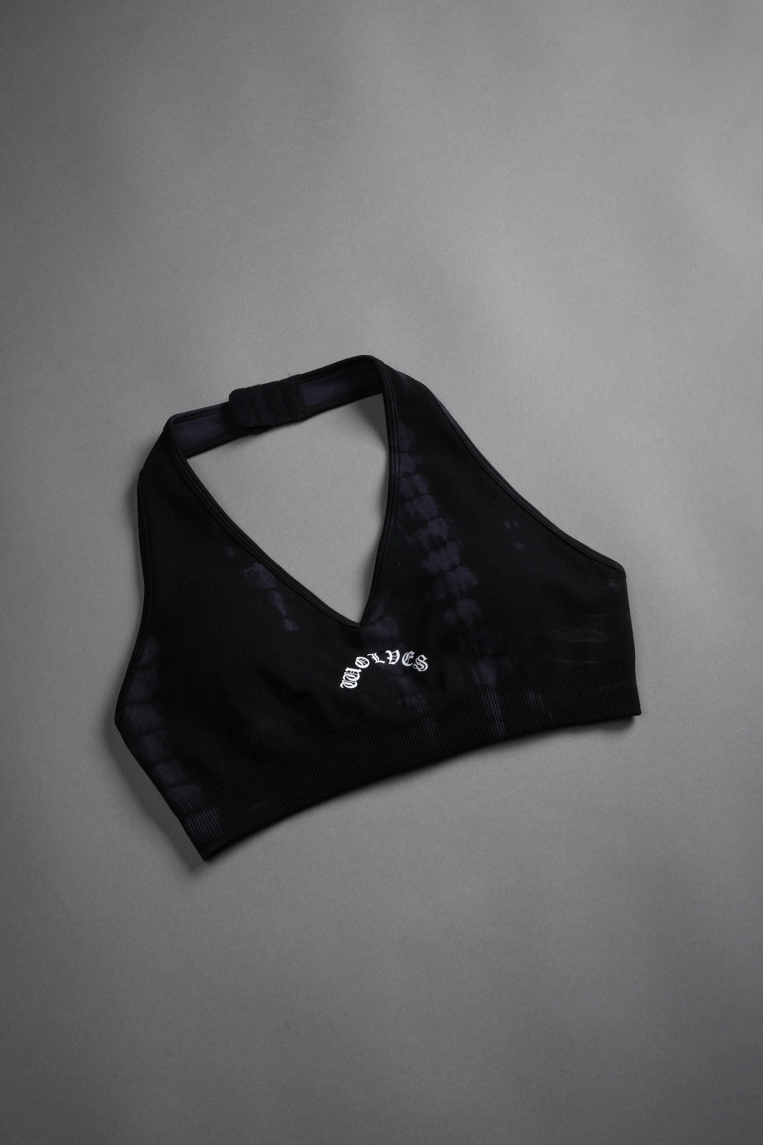 Chopper "Everson Seamless" Halter Bra in Black Tonal Serpent - Image 5