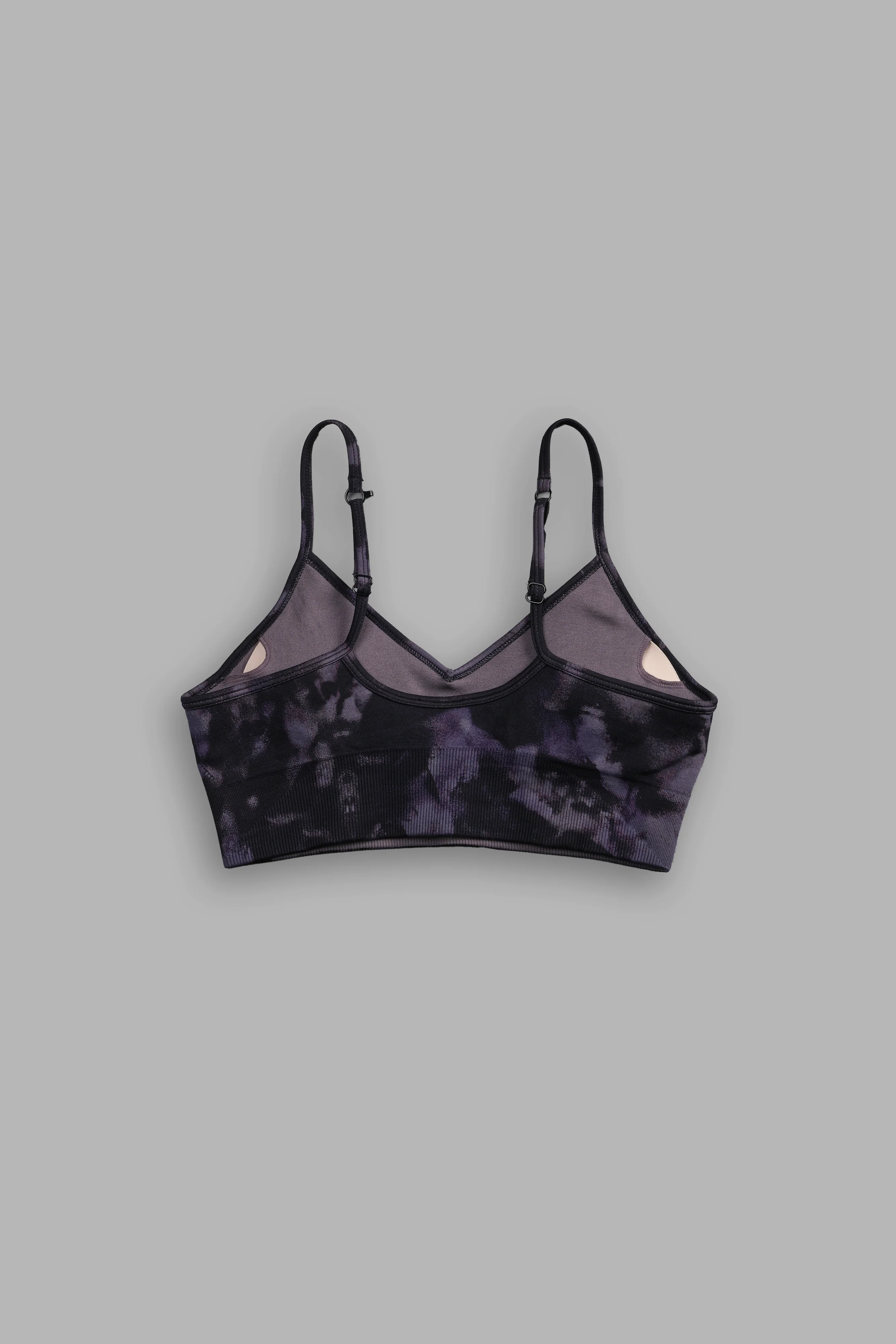 Chopper "Everson Seamless" Sports Bra in Big Purple Night Marble - Image 4