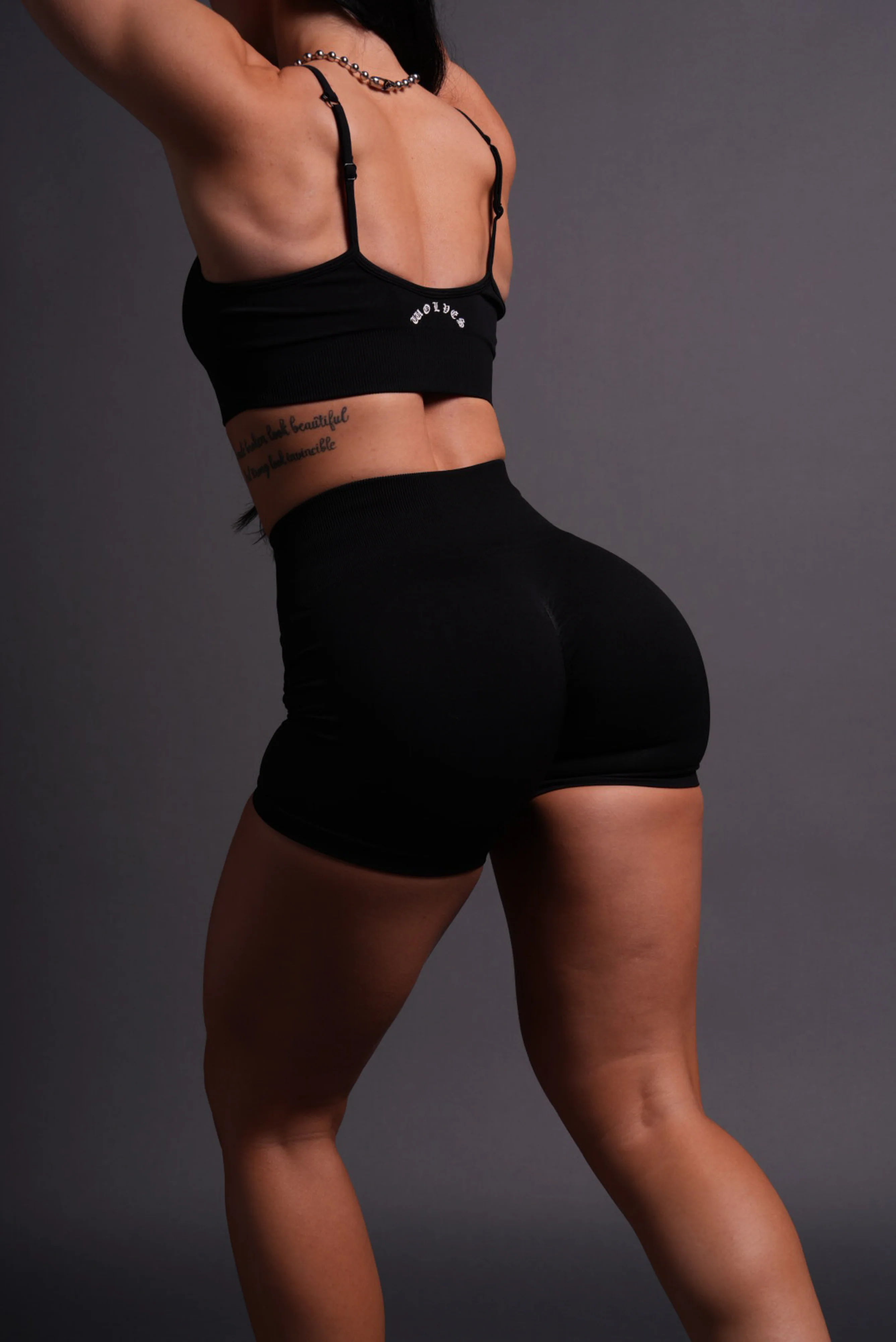 Chopper Everson Seamless "Training" Shorts in Black - Image 6