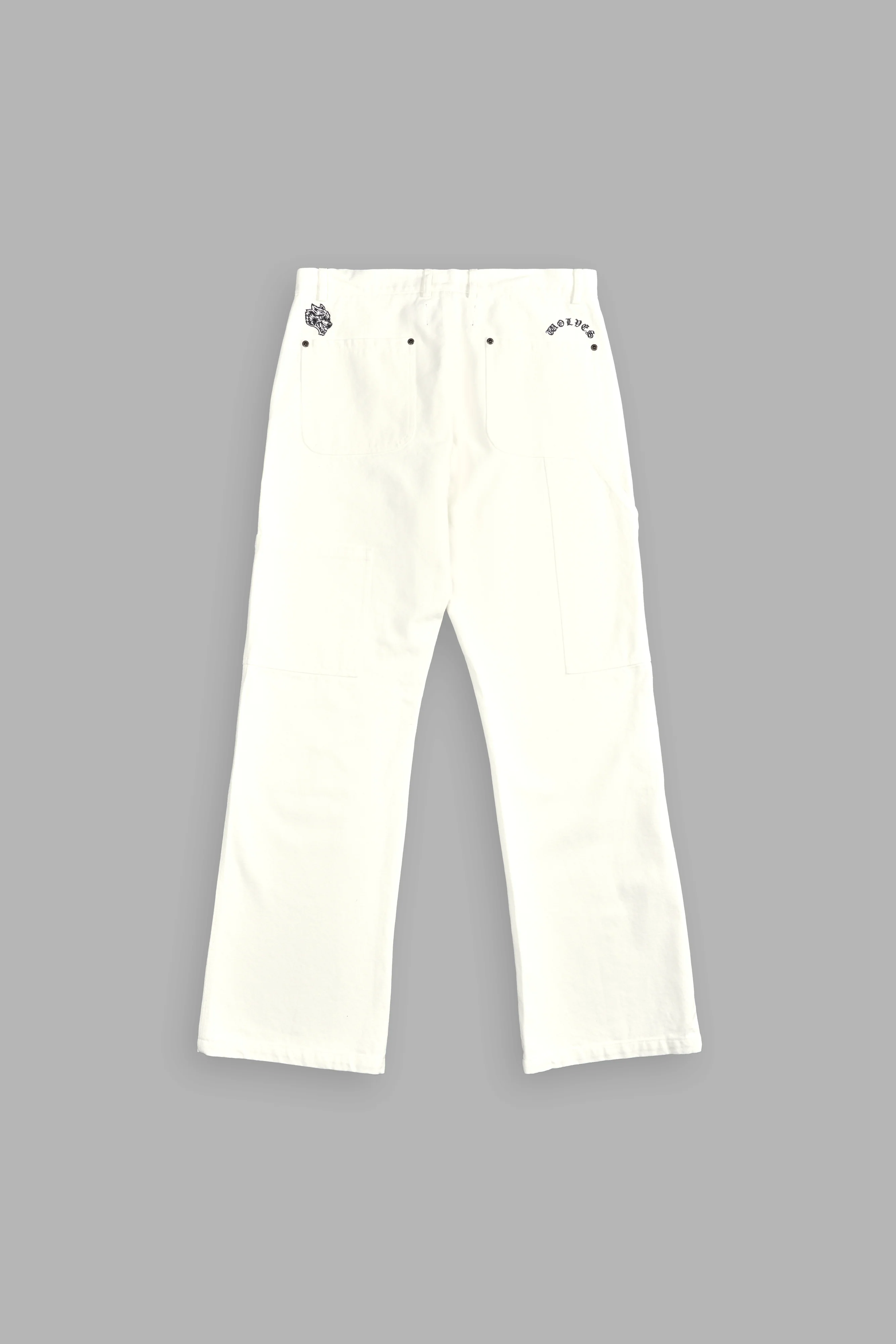 Chopper Hoffa Flare Pants in Cream - Image 3