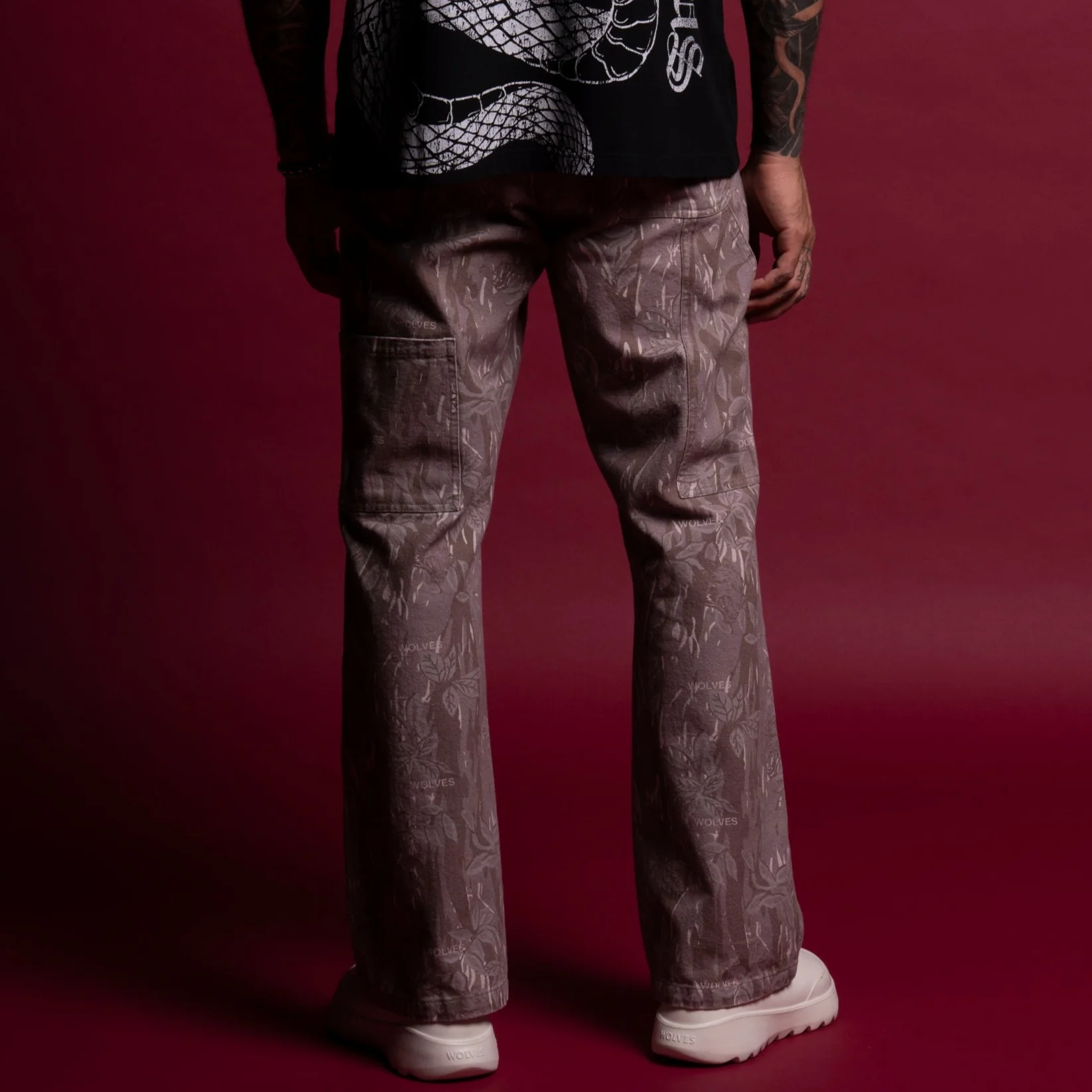 Chopper Hoffa Flare Pants in Oak Norse Camo - Image 10