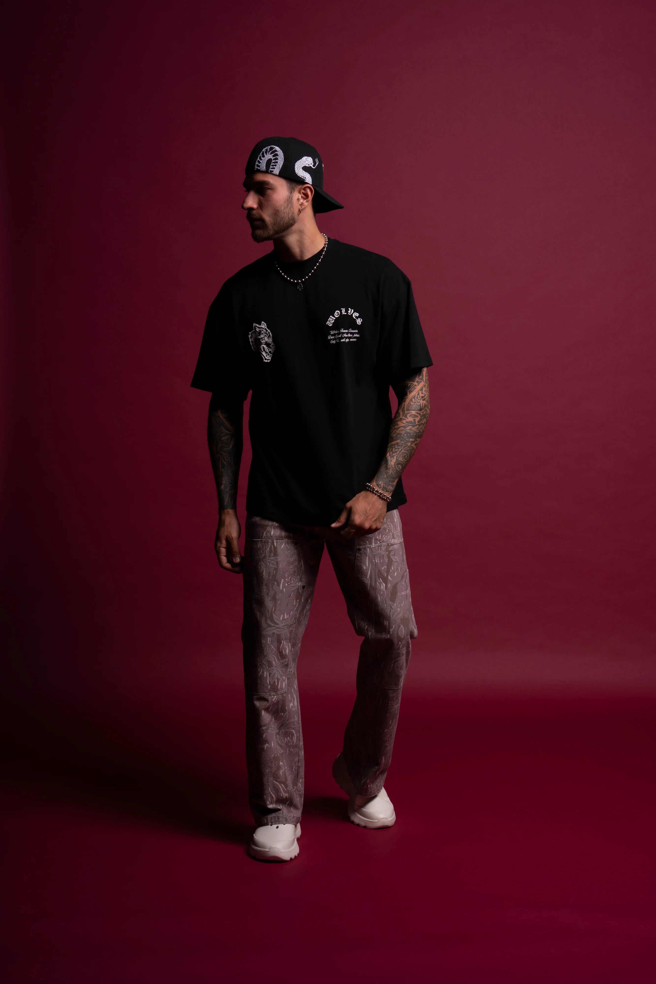 Chopper Hoffa Flare Pants in Oak Norse Camo - Image 4