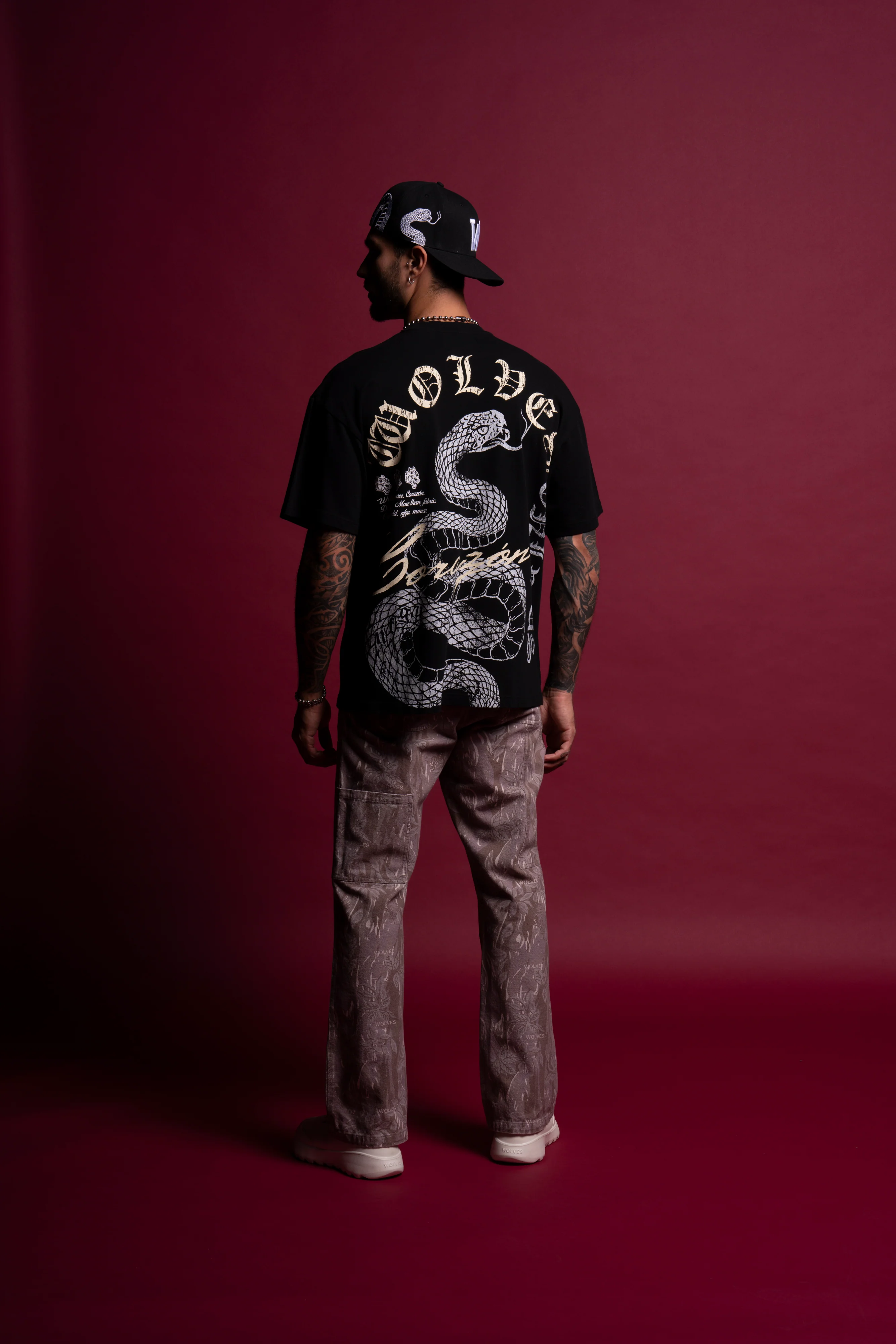 Chopper Hoffa Flare Pants in Oak Norse Camo - Image 6