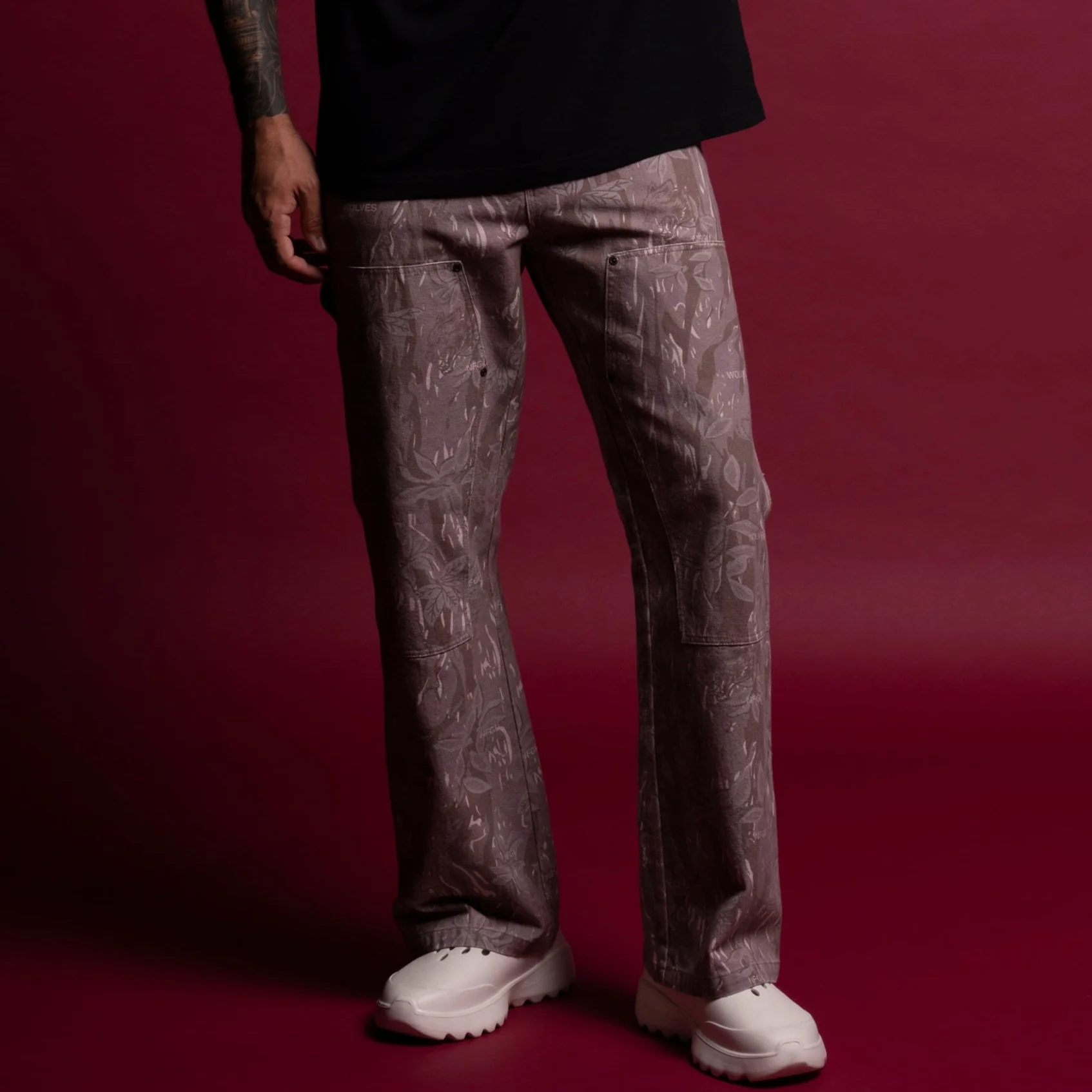 Chopper Hoffa Flare Pants in Oak Norse Camo - Image 8