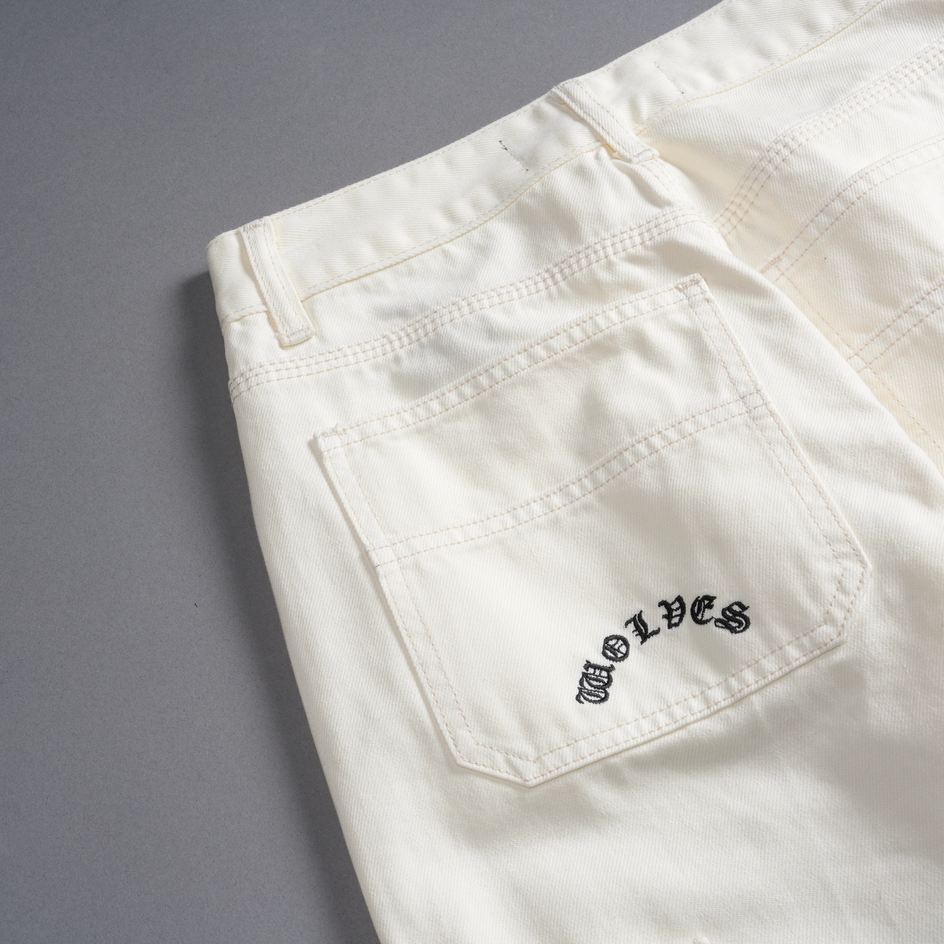 Chopper Lira Denim She Carpenter Pants in Cream - Image 10