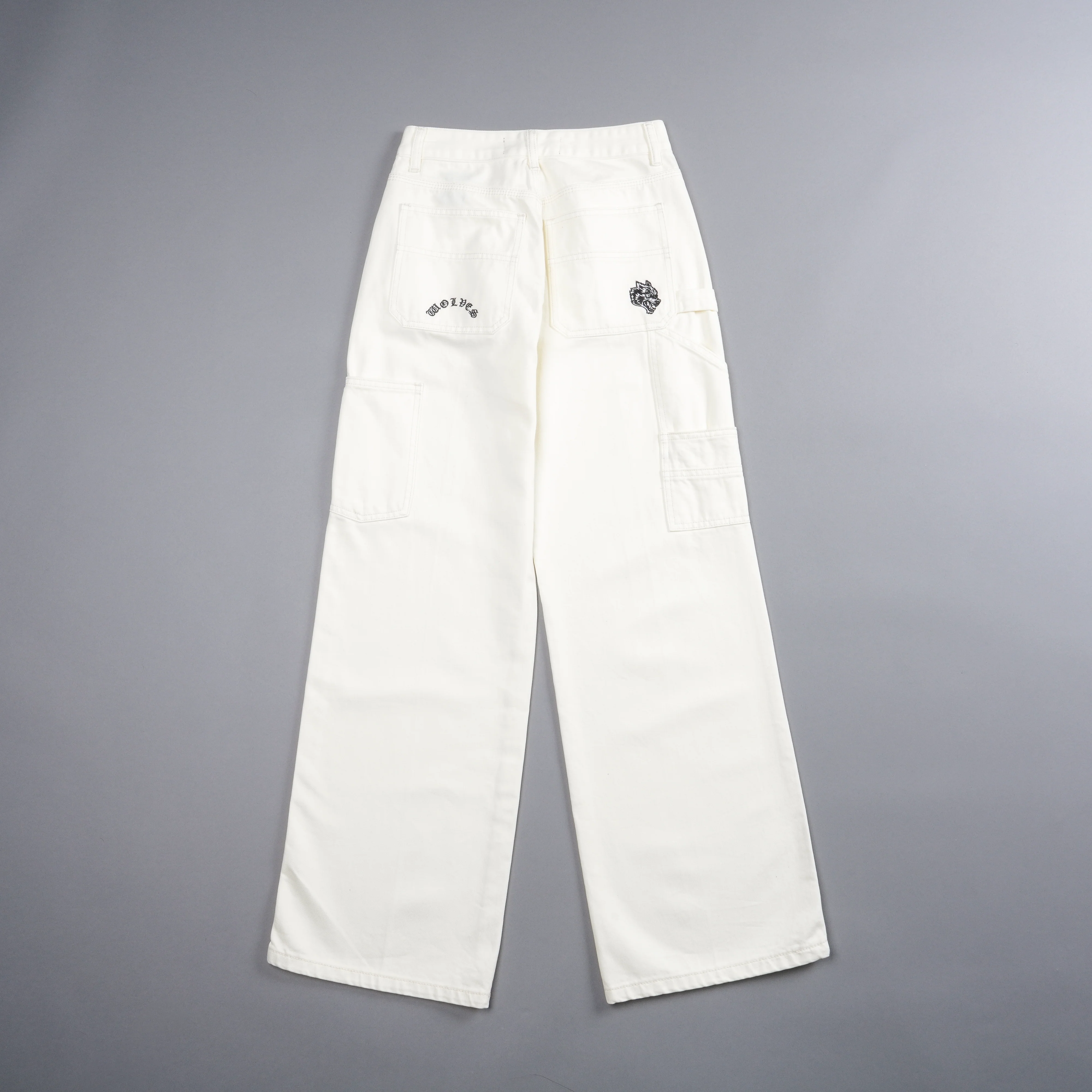 Chopper Lira Denim She Carpenter Pants in Cream - Image 5