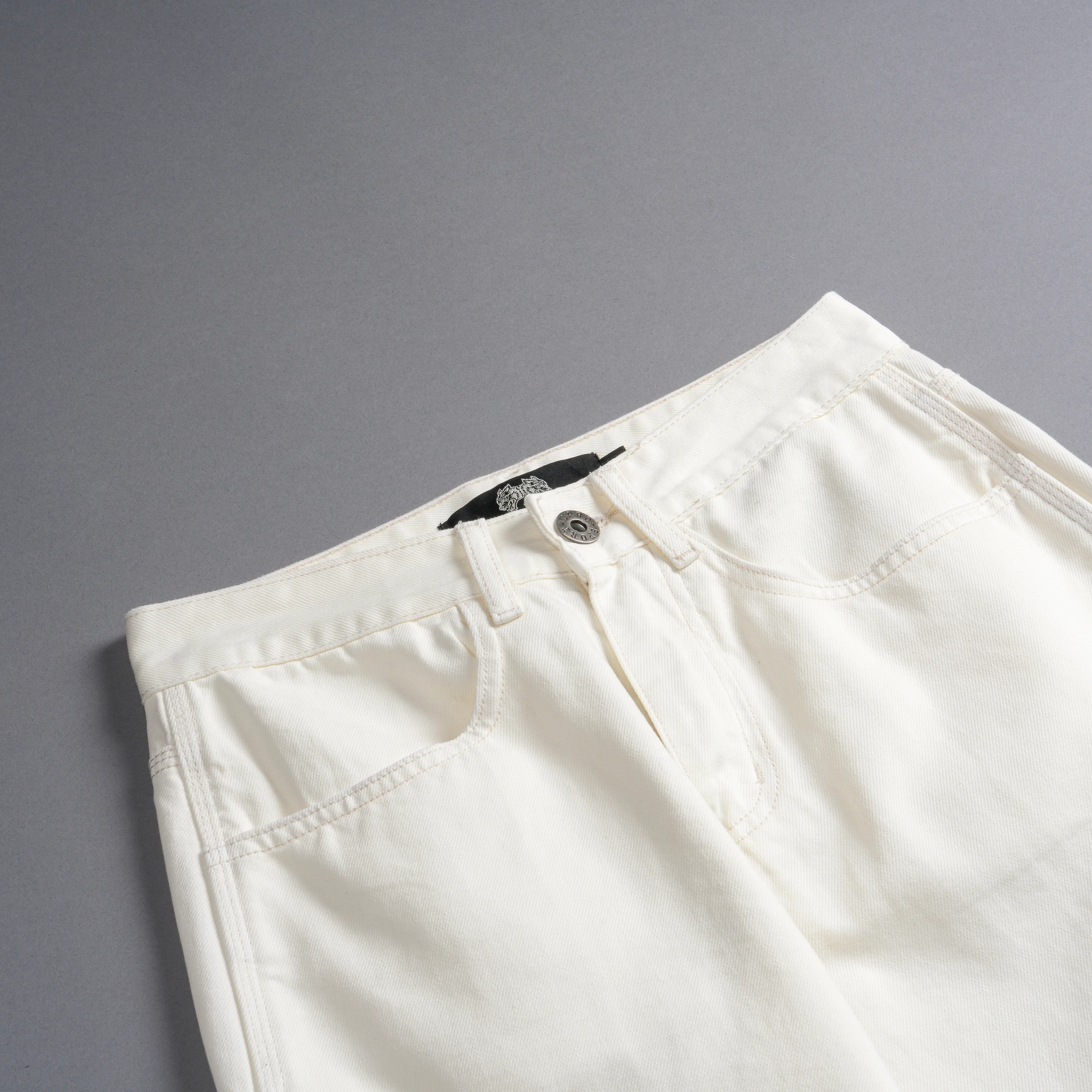 Chopper Lira Denim She Carpenter Pants in Cream - Image 7