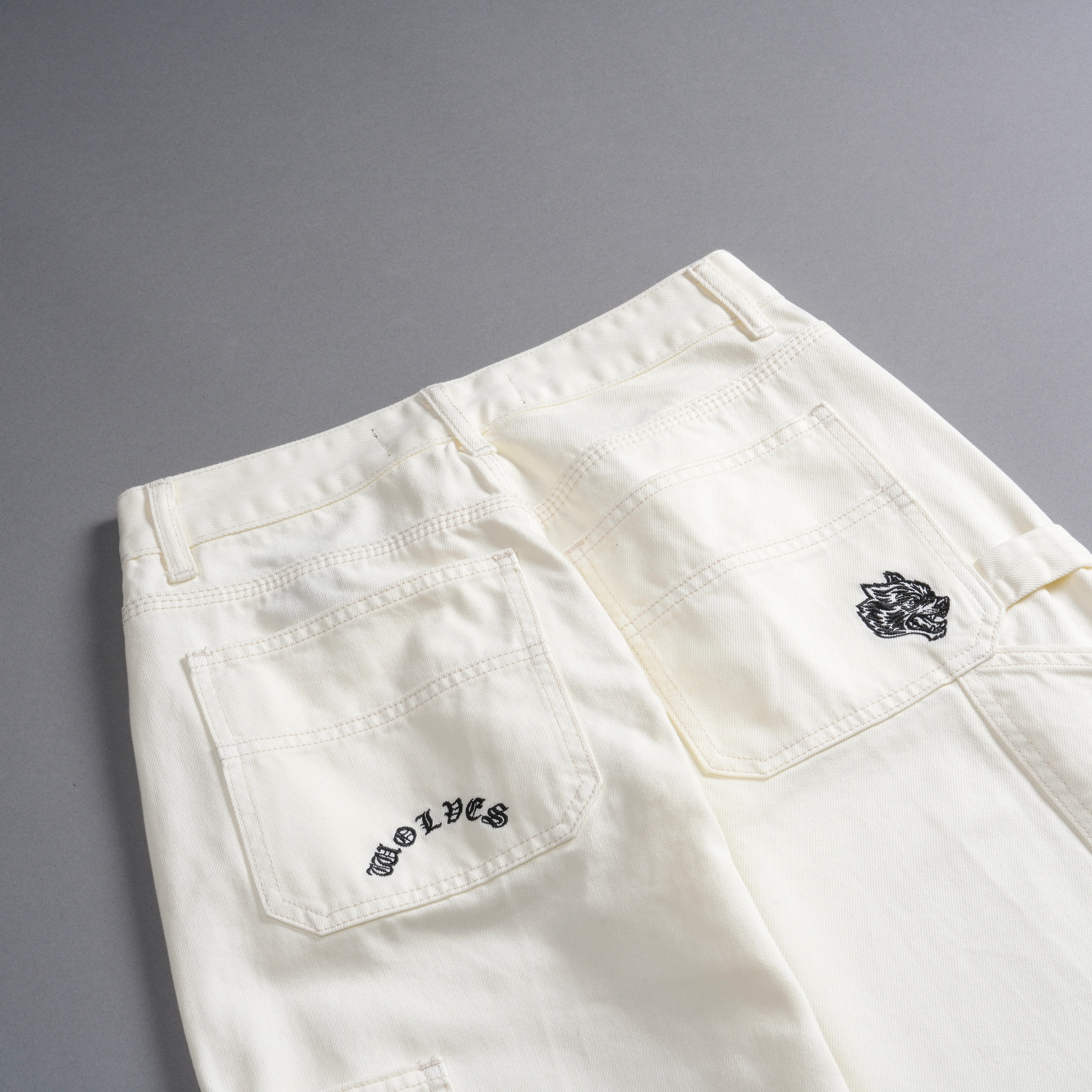 Chopper Lira Denim She Carpenter Pants in Cream - Image 9