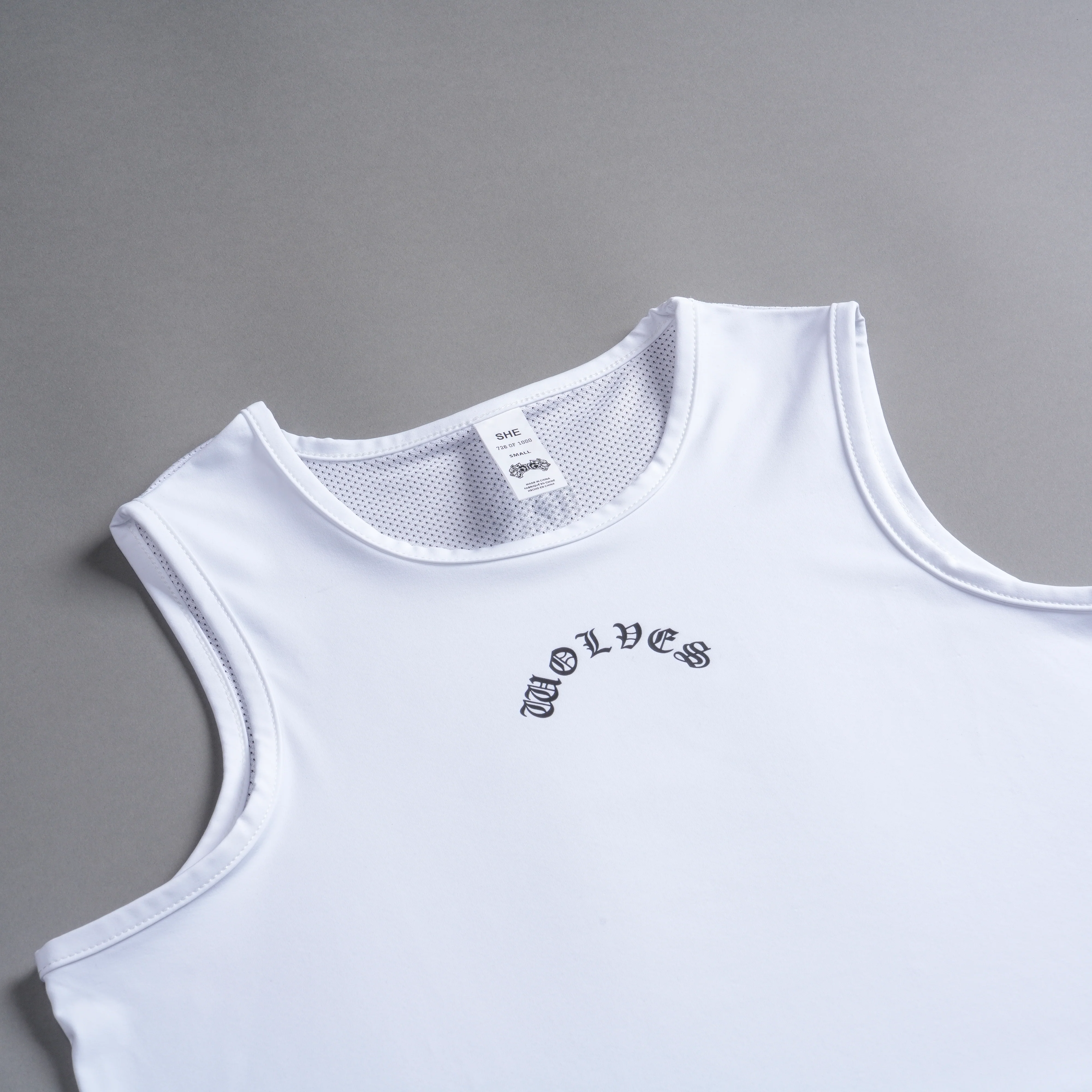 Chopper She "Dry Wolf" Training Tank in White - Image 3