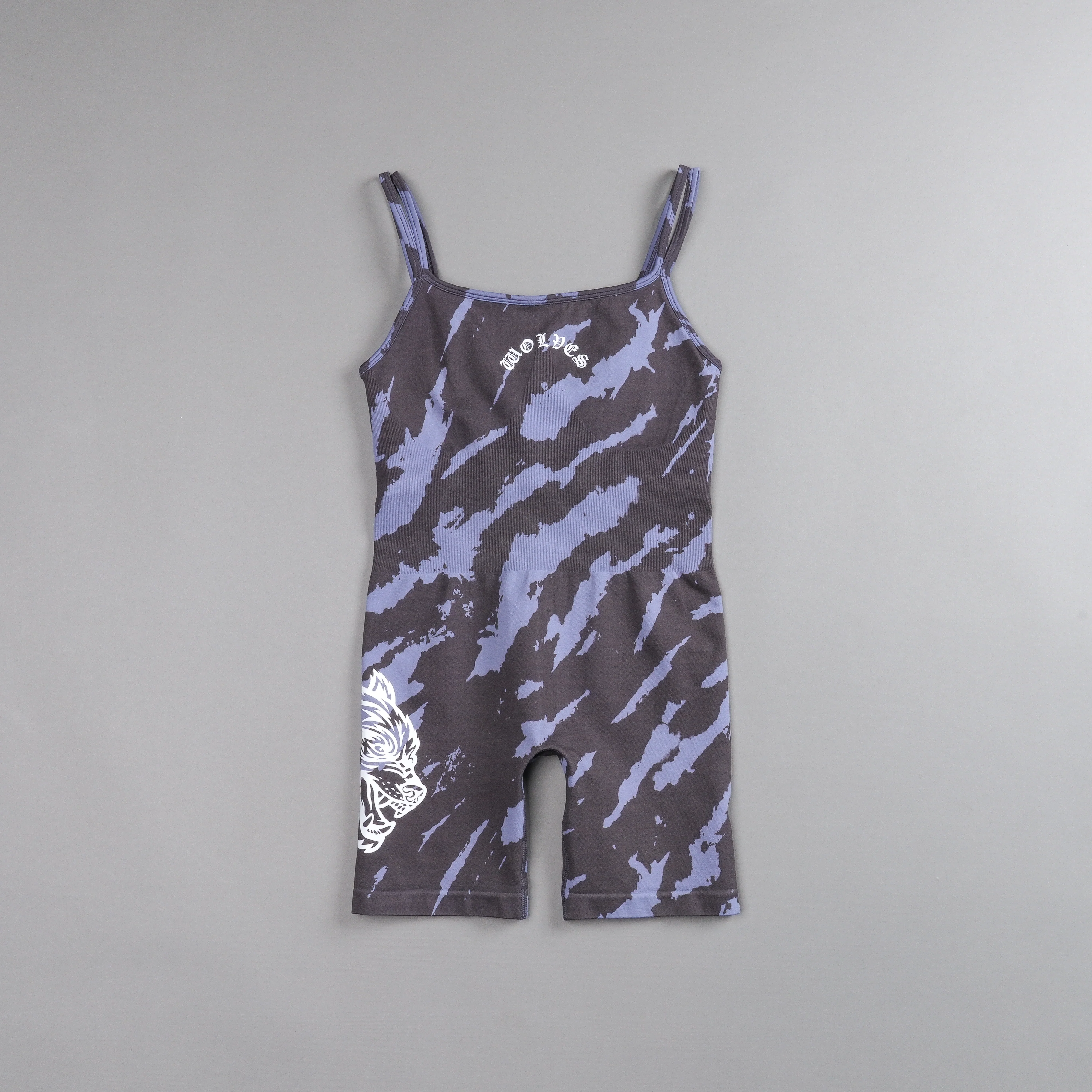 Chopper Sierra Seamless Bodysuit in Purple Stone Native Camo - Image 3