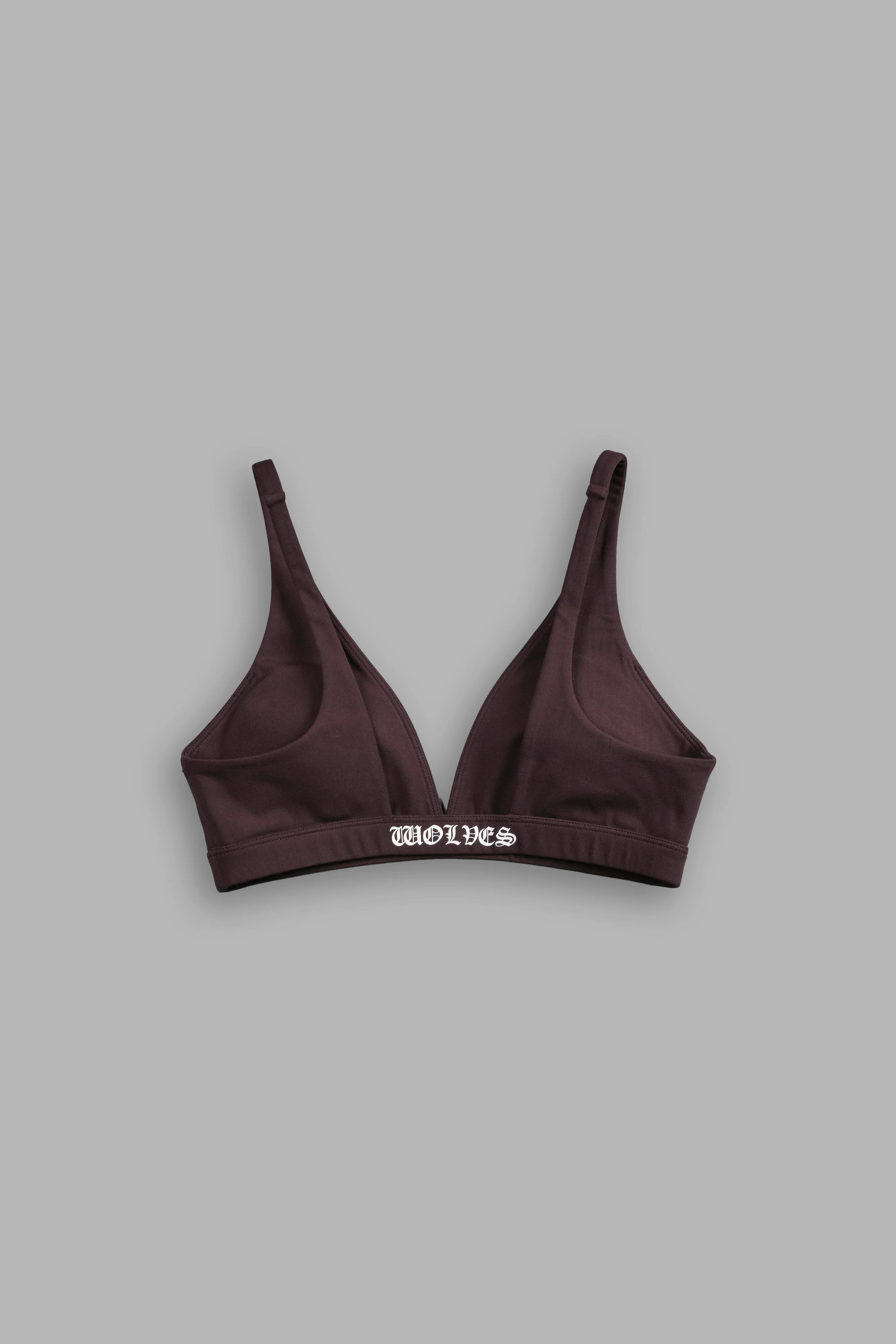 Chopper V Sports Bra in Darc Garnet - Image 4