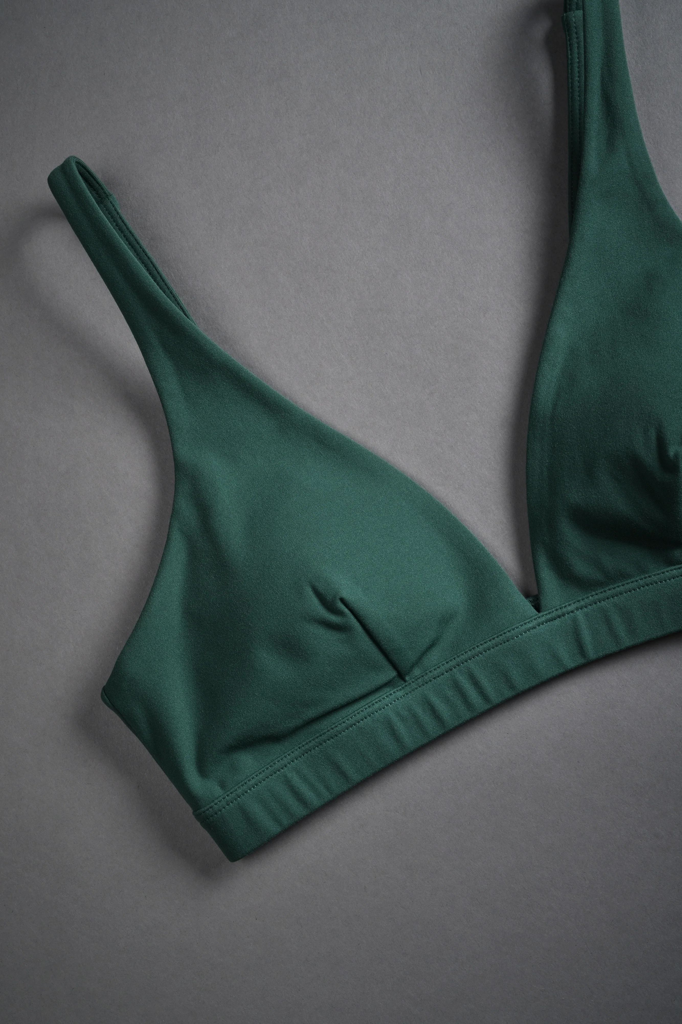 Chopper V Sports Bra in Hunter Green - Image 7