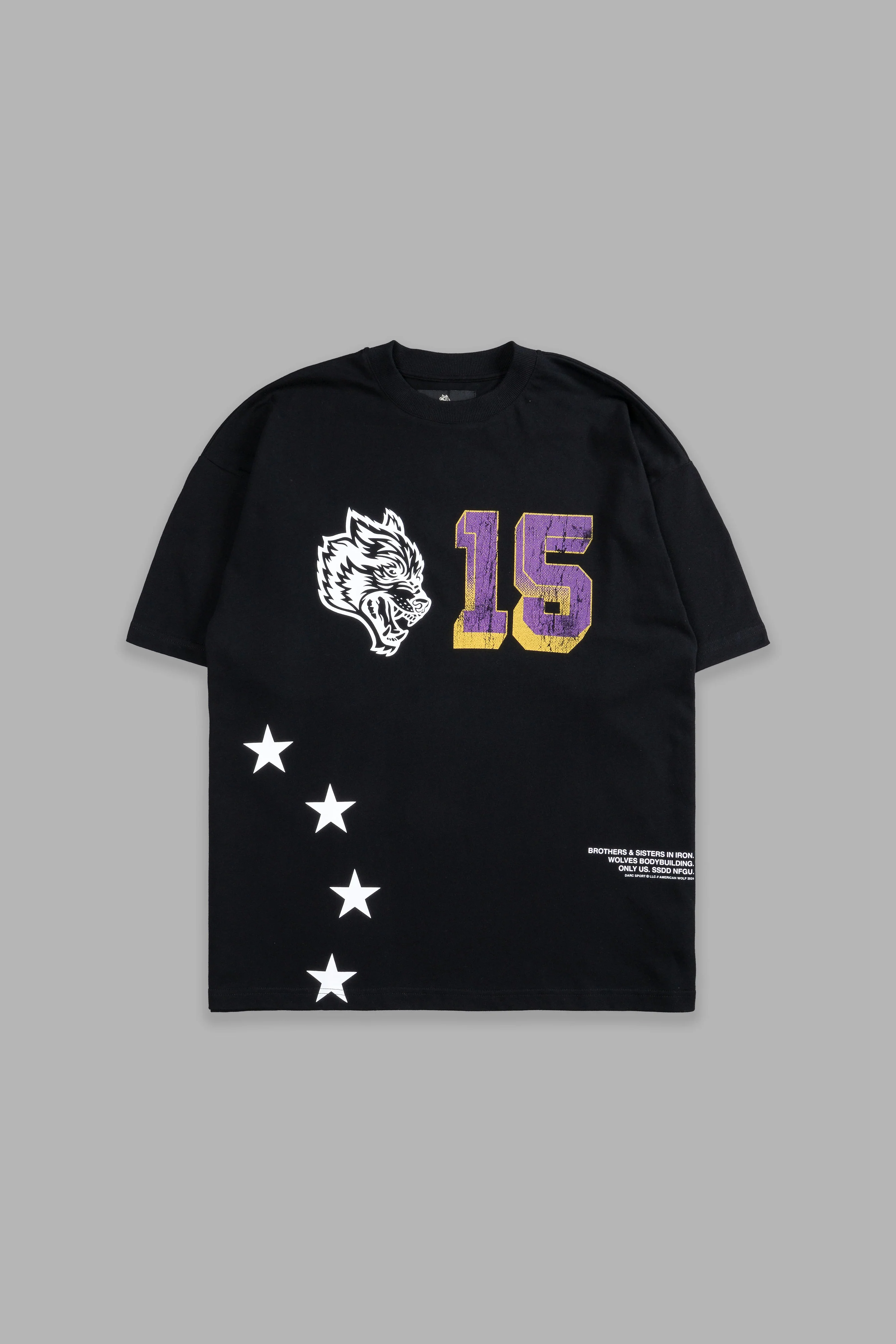 City Of Angels "Premium" Oversized Tee in Black - Image 2