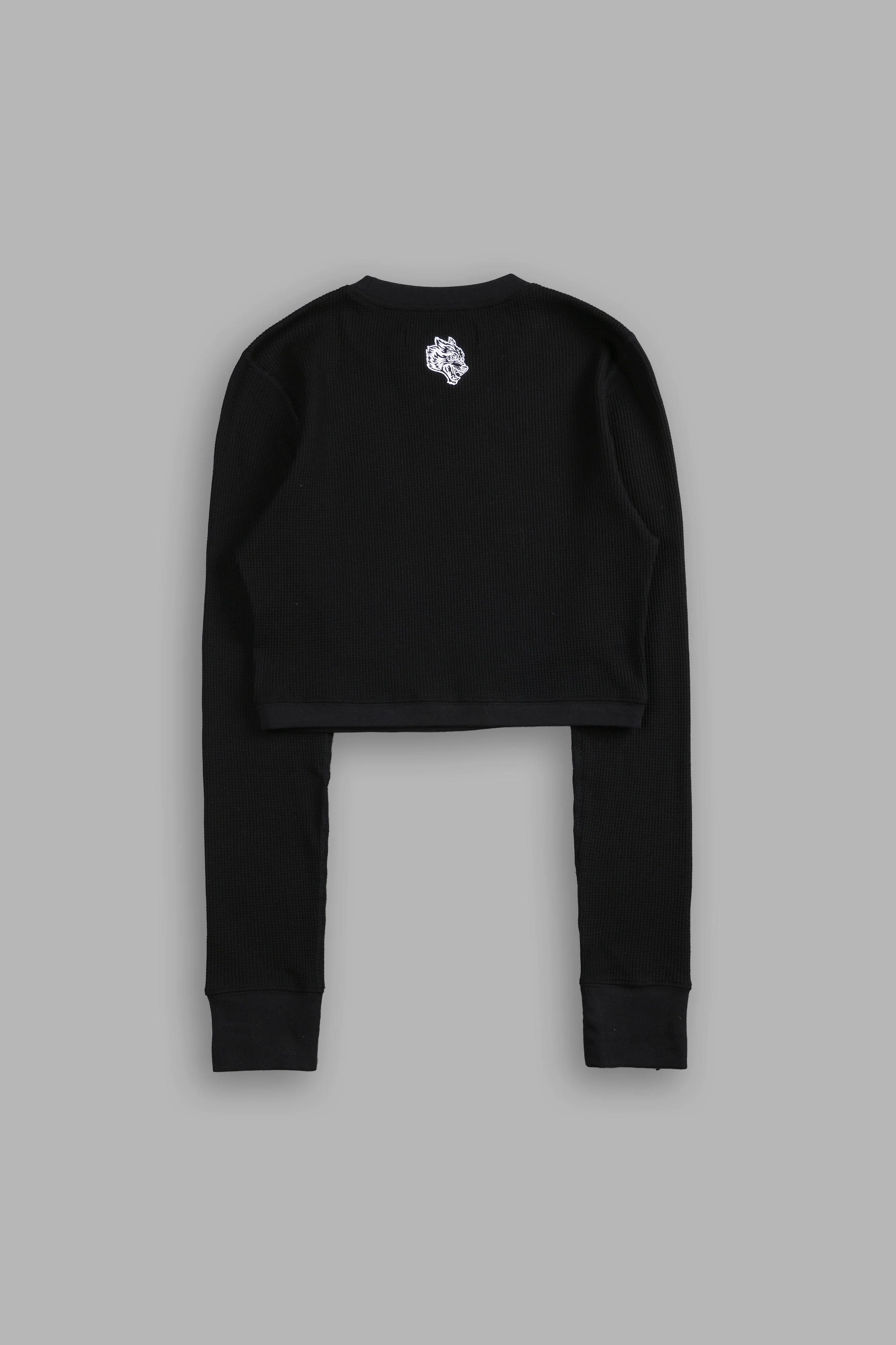 Conquer Cropped Thermal LS in Black - Image 4