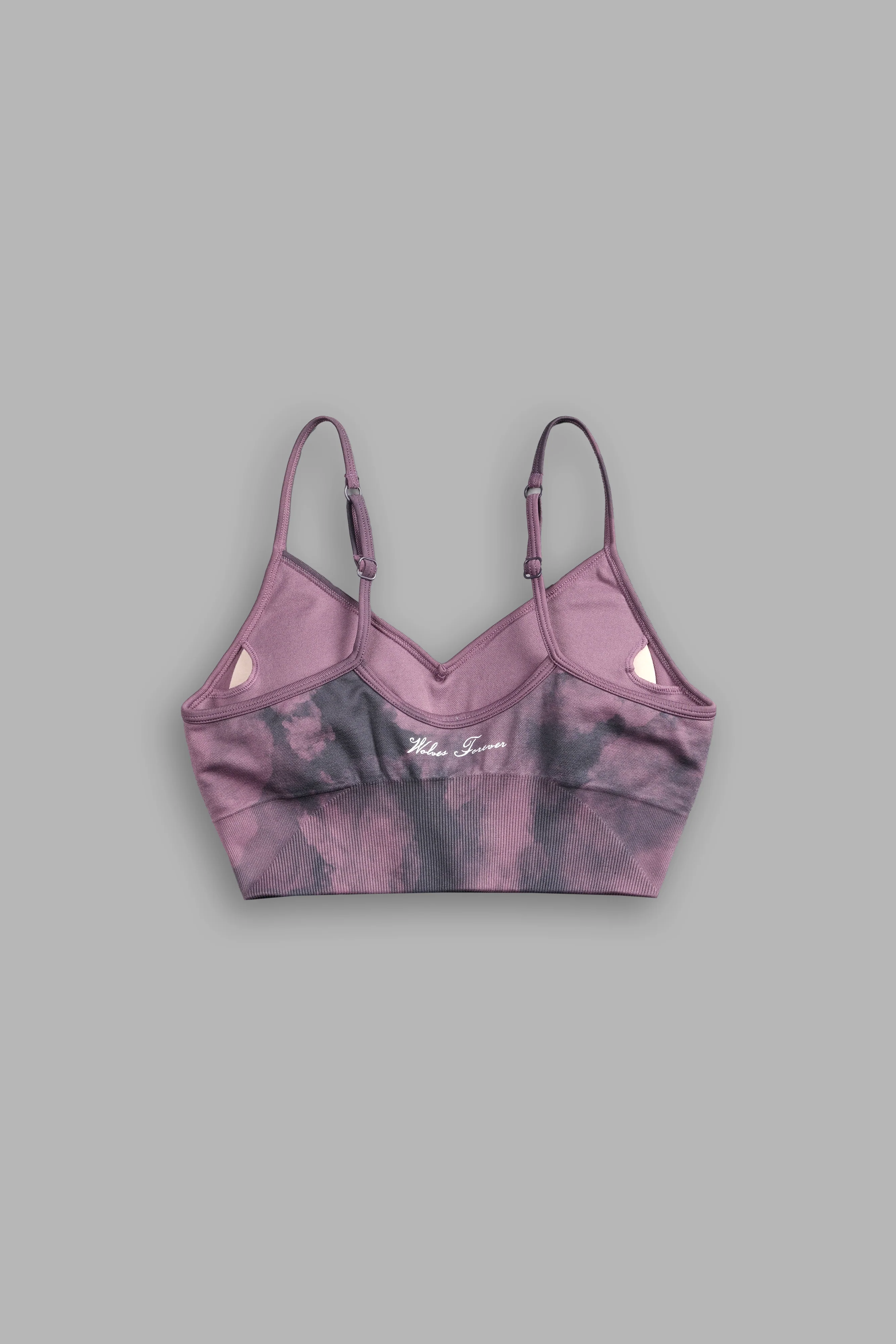 Conquer "Everson Seamless" Sports Bra in Cipher Purple Big Ghost Cloud - Image 4